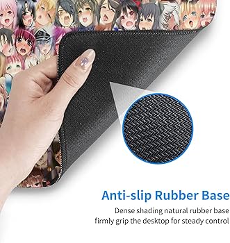 デスクマット 27×22cm アニメ 大判 撥水 マウスパッド セクシー レッド Amazon.co.jp: デスクマット 面白い顔 アニメ顔 大型 デスクパッド 撥