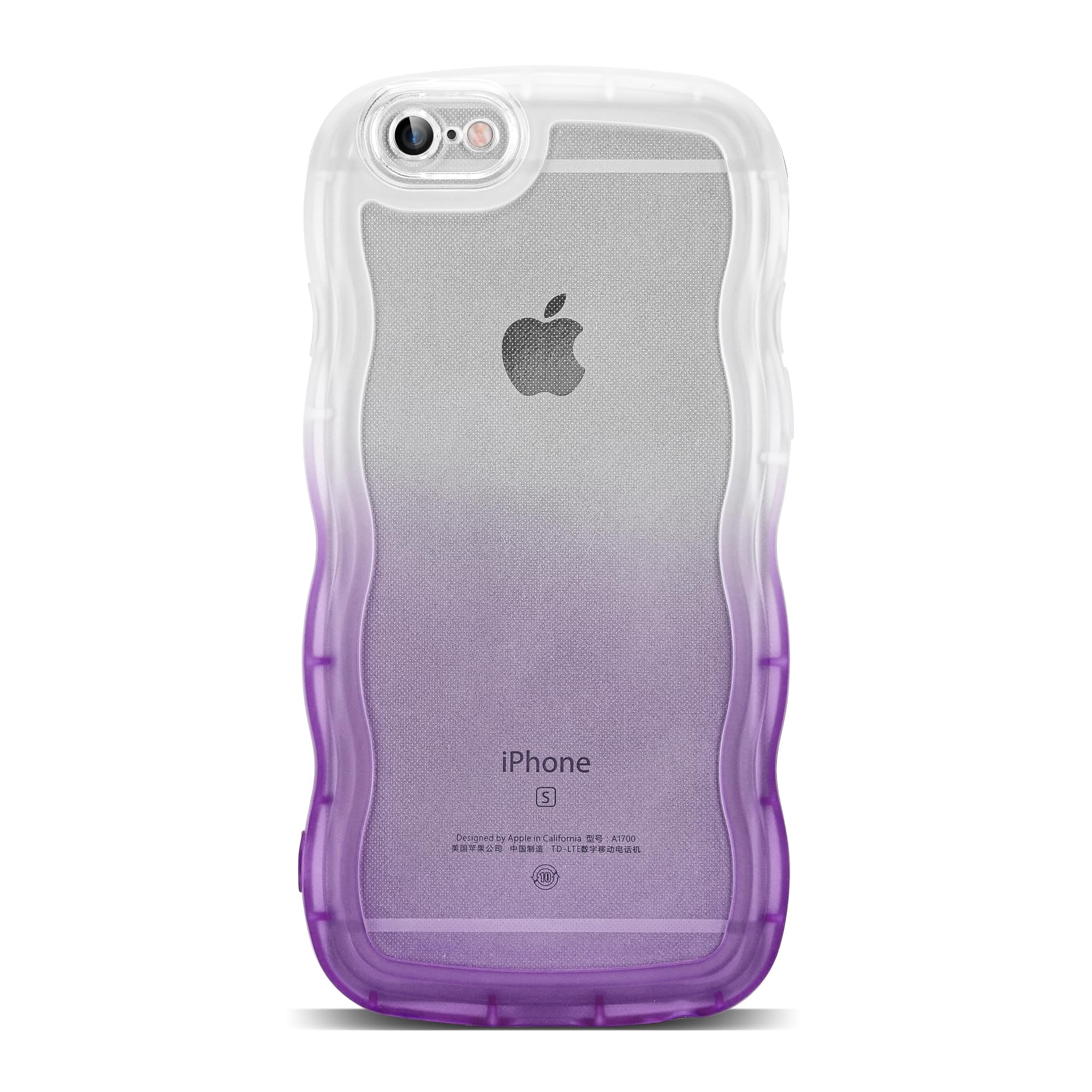 Coque silicone pour iPhone 6 Plus finition premium dégradé violet raffiné - 8