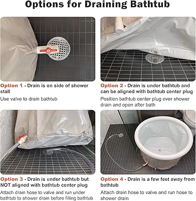 Portable Bathtub (Small) Ice Bath And Cold Plunge For Athletes, Inflatable Adult Size Japanese Soaking - View #5