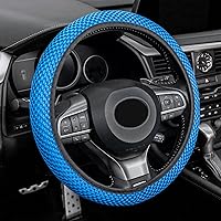 Vista 13 de Alpmosn Funda Elástica Extensible para Volante, Microfibra Transpirable de Seda de Hielo, Antideslizante, Accesorios de Interior de Automóvil