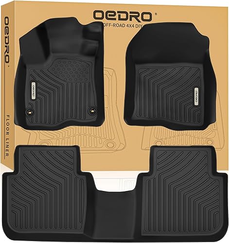 Miniatura 9 de OEDRO Alfombrillas de carga compatibles con Honda CR-V 2017-2022 en posición superior, protección para todo tipo de clima, ajuste personalizado,