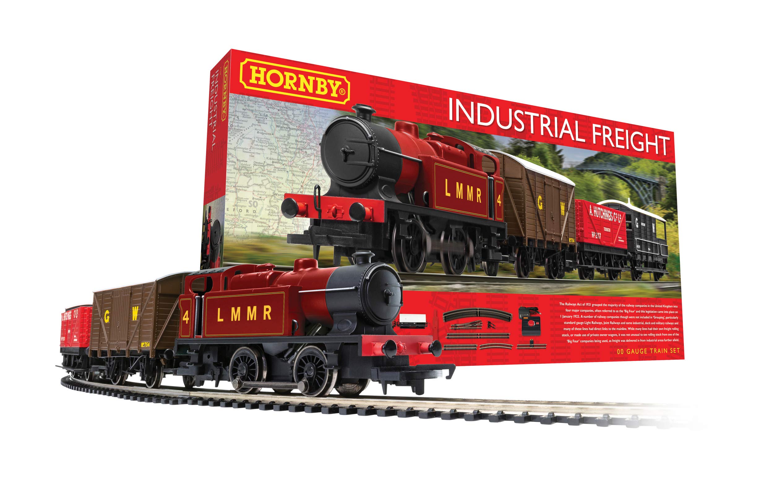 Hornby OO gauge Industrial freight train set, multi colour