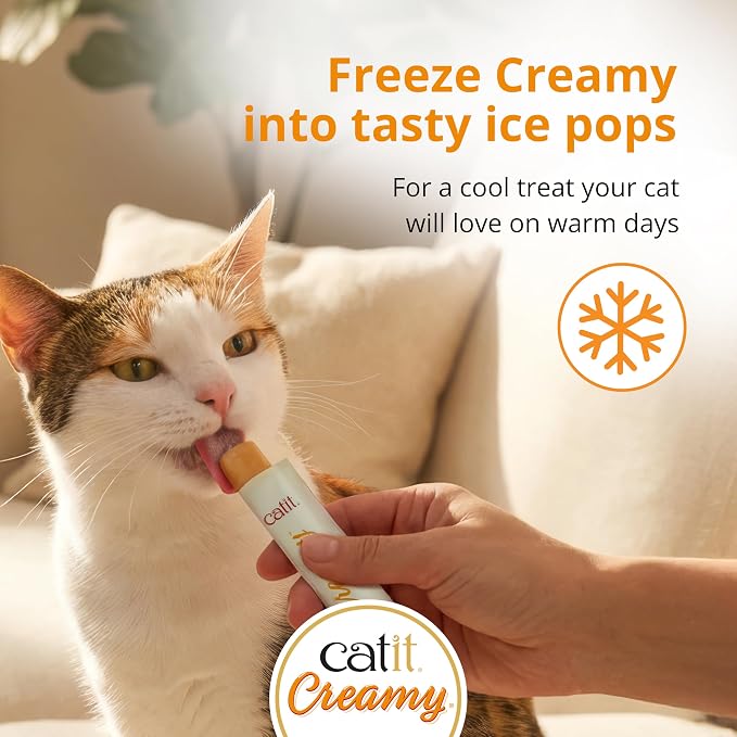 Catit Creamy Lickable Treat, Tuna & Sardine 5pk miniatura 6
