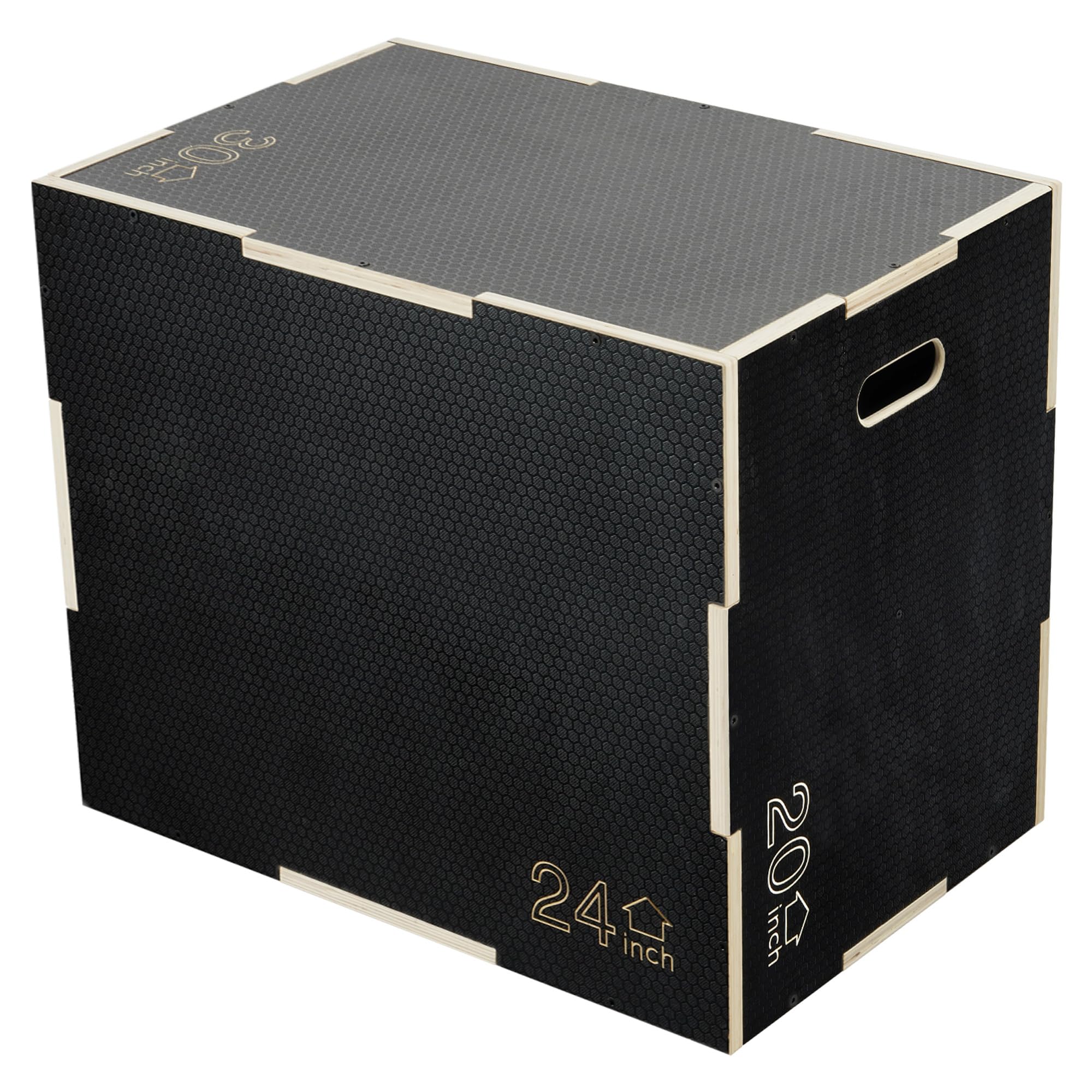 Fitvids Non-Slip Wooden Plyo Box
