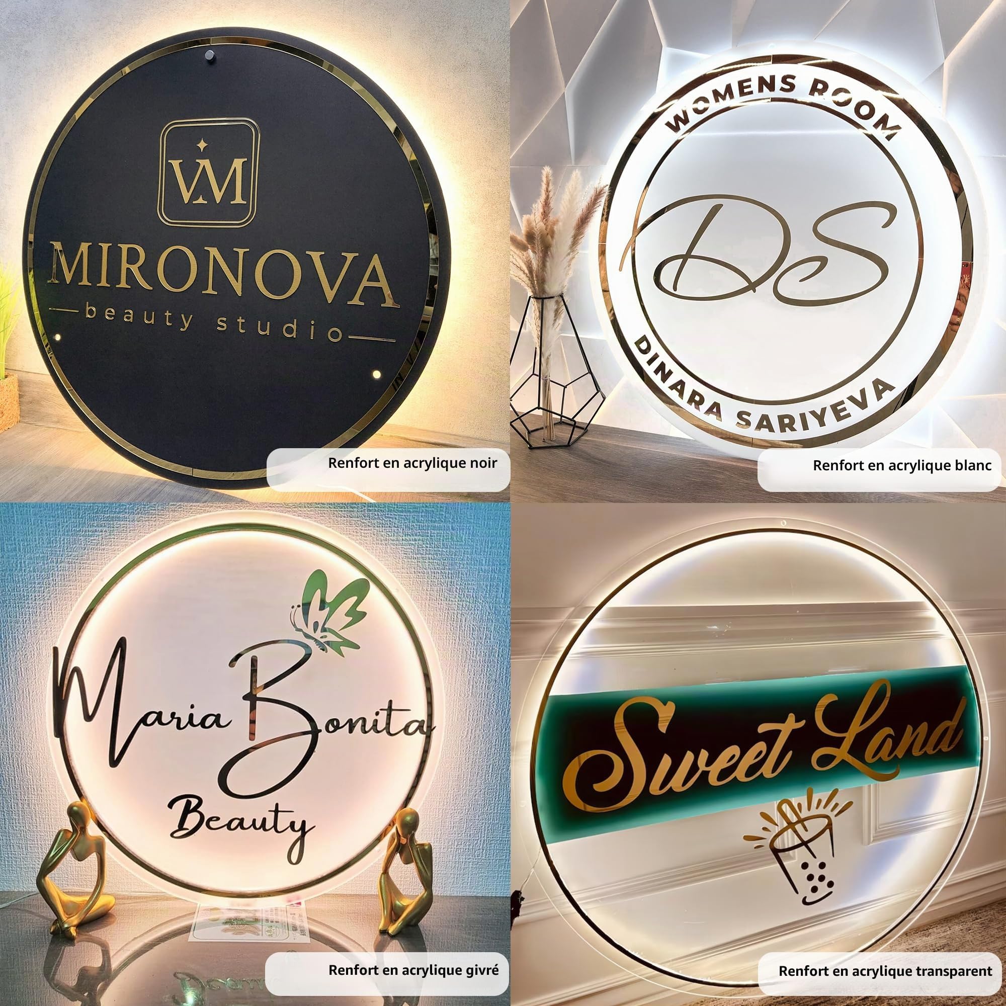 Enseigne Au Néon Personnalisée Avec Logo, Décoration Murale Lumineuse Pour Bar Magasin