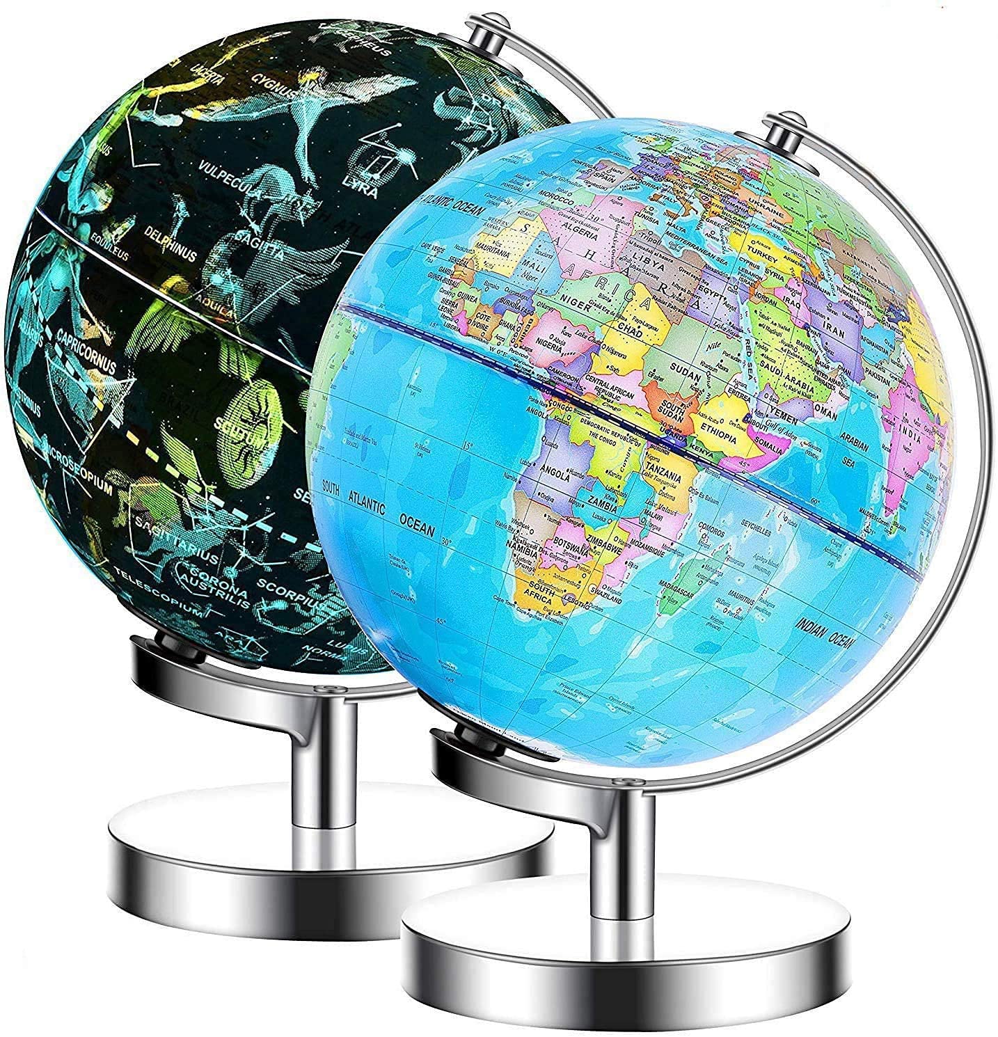 Buy Illuminated World Globe USB 2 in 1 LED Desktop World Globe