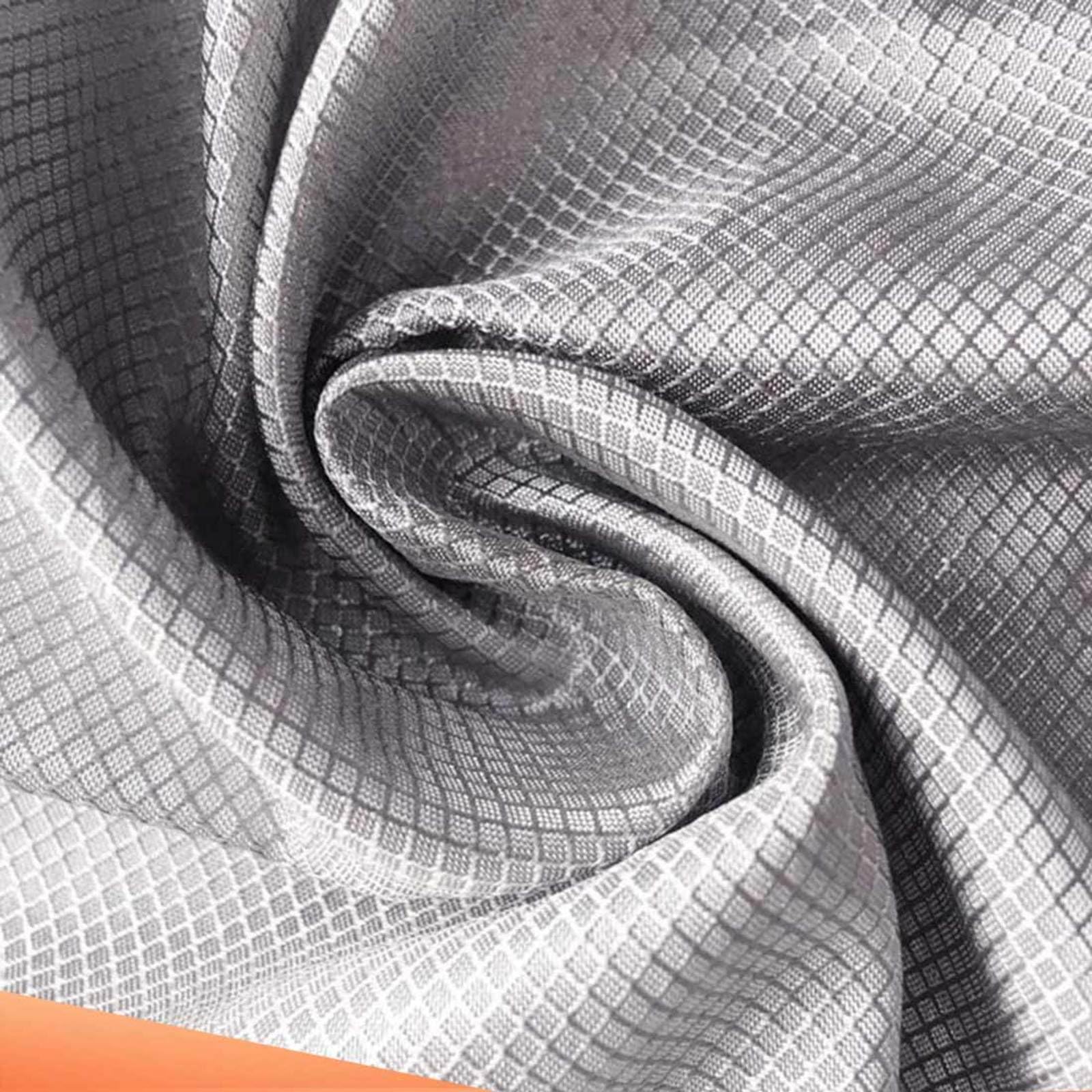 Faraday Cloth Faraday Fabric Bulk Fabric Faraday Blanket RF Shielding Fabric EMP Shield for Generators Faraday Tent Cloth,silver-7x1.1m