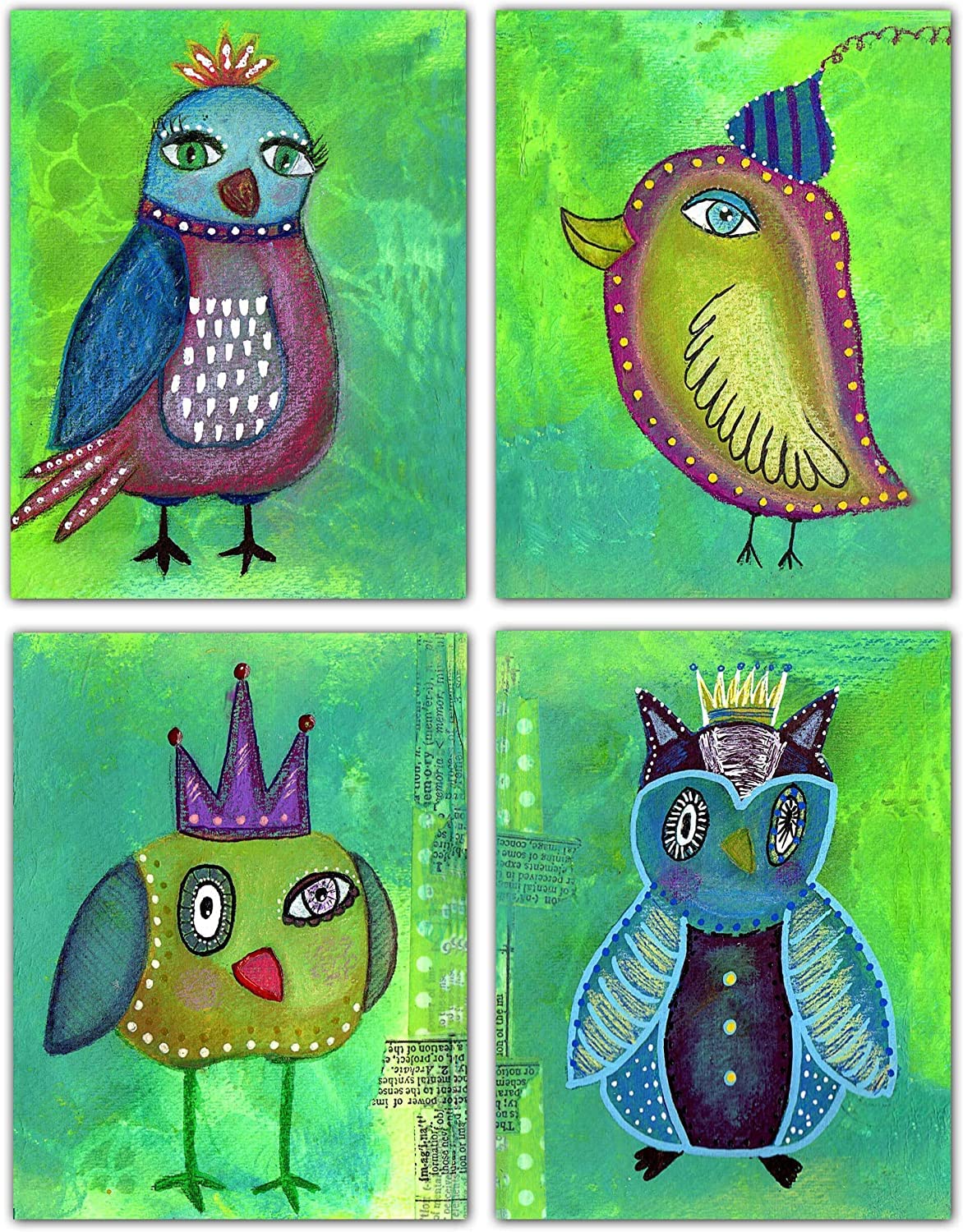 Song Bird Note Cards With Identification - 24 Count A2 Blank Cards With Envelopes