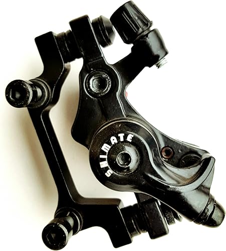 BlueSunshine MTB BB7 Freno de disco mecánico delantero y trasero de 6.299 in con pernos y cable