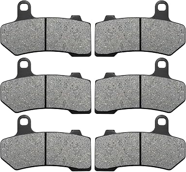 Front & Rear Brake Pads for Harley Davidson Road Glide 2008-2021 Street Glide 2008-2022 Electra Glide Ultra Classic 2008-2021 Road King 2008-2021