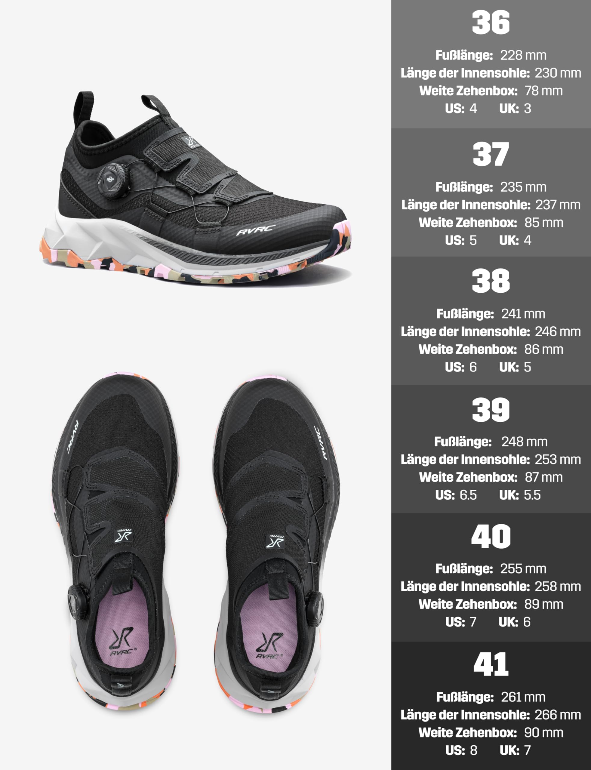 RevolutionRace Ease Walking Shoes für Damen, Wanderschuhe mit Fitgo-System