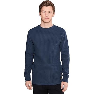 Мужская рубашка RVCA Day Shift Thermal L/S moody blue