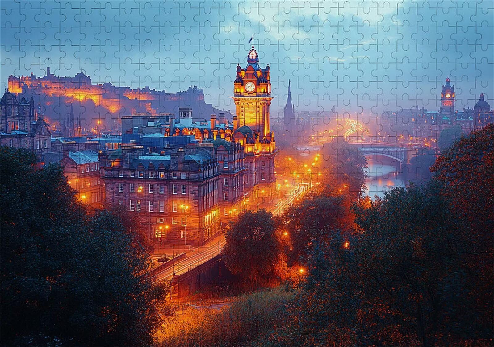 Puzzle 2000 Piezas Adultos Paisaje Puzzle Imposible Rompecabezas Pieza De Madera Jigsaw Un Rompecabezas Desafiante, Uegos Rompecabezas para Toda La Famili Regalo Hombres Mujeres 70.5X99.5cm Z-13
