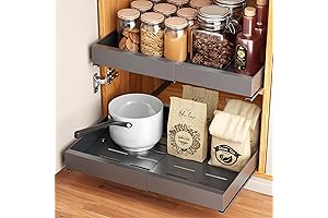 Organize Your Space Effortlessly with Our Pull-Out Cabinet Organizer!