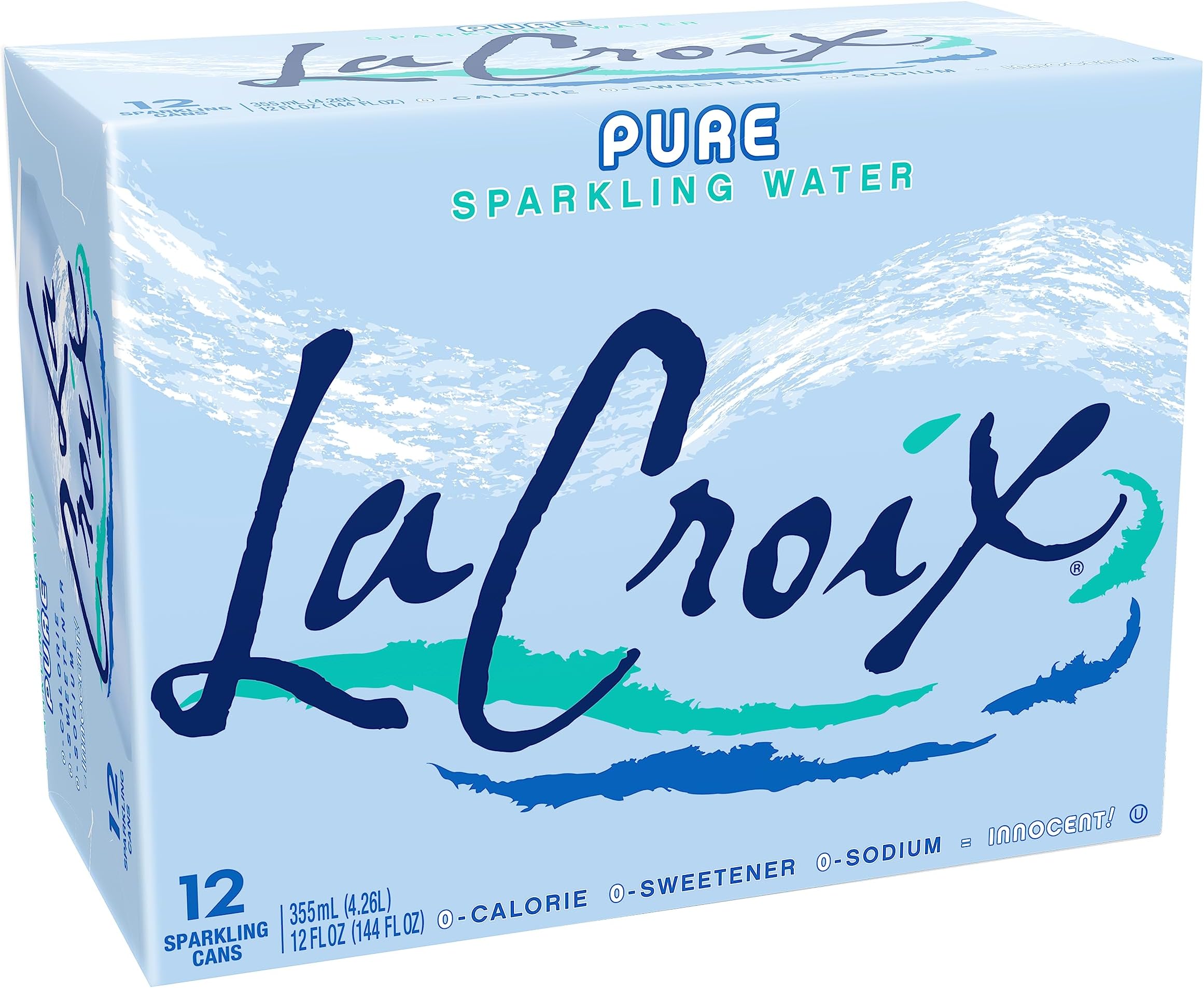 La Croix, Water Sparkling Pure, 12 Fl Oz , 12 Pack