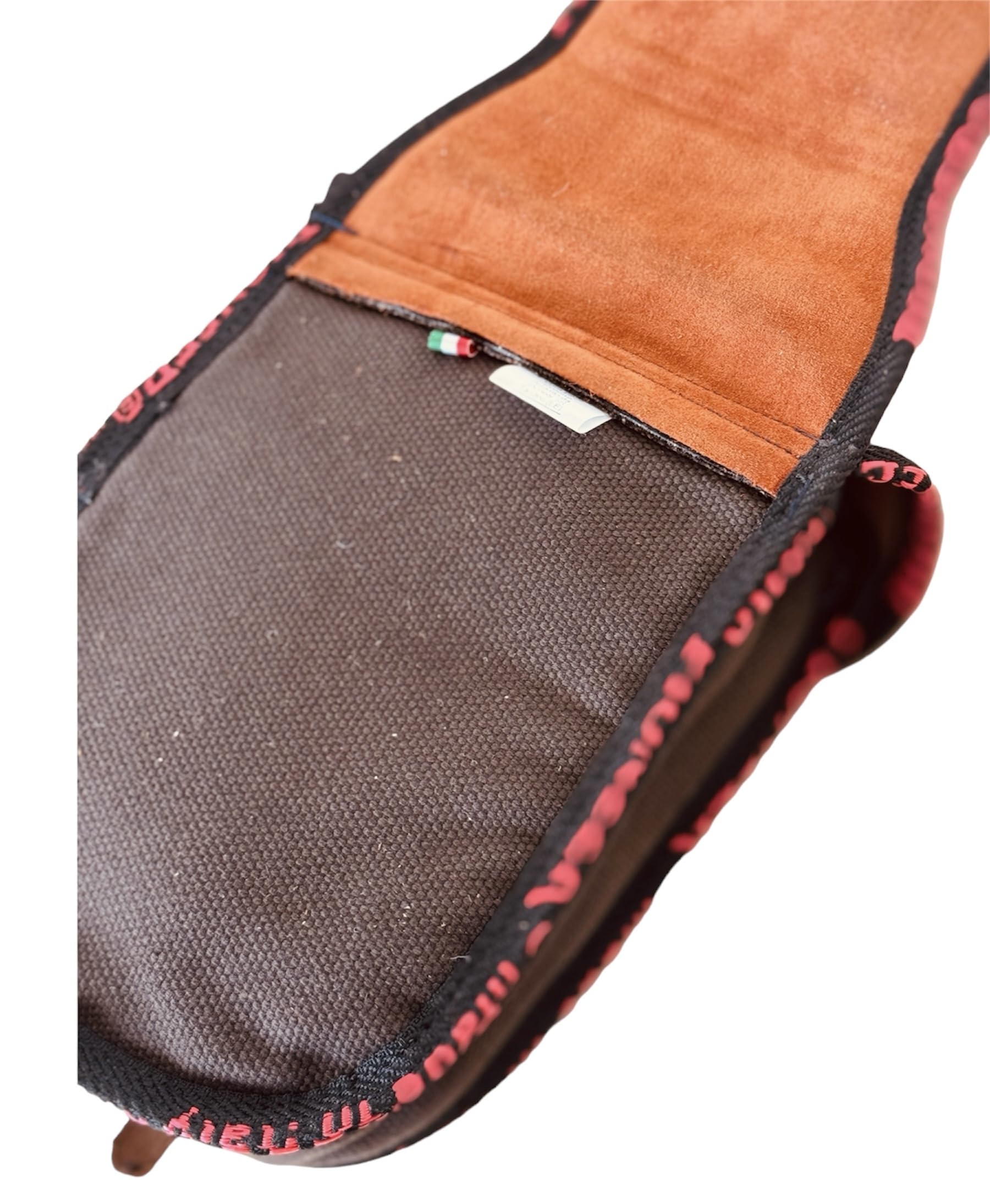 PIONEER Bisacce Cavallo - Borsa da Sella in Cuoio e Tessuto per Equitazione - Ideali per Trekking e Gite a Cavallo - Design Anteriore - Resistente e Confortevole