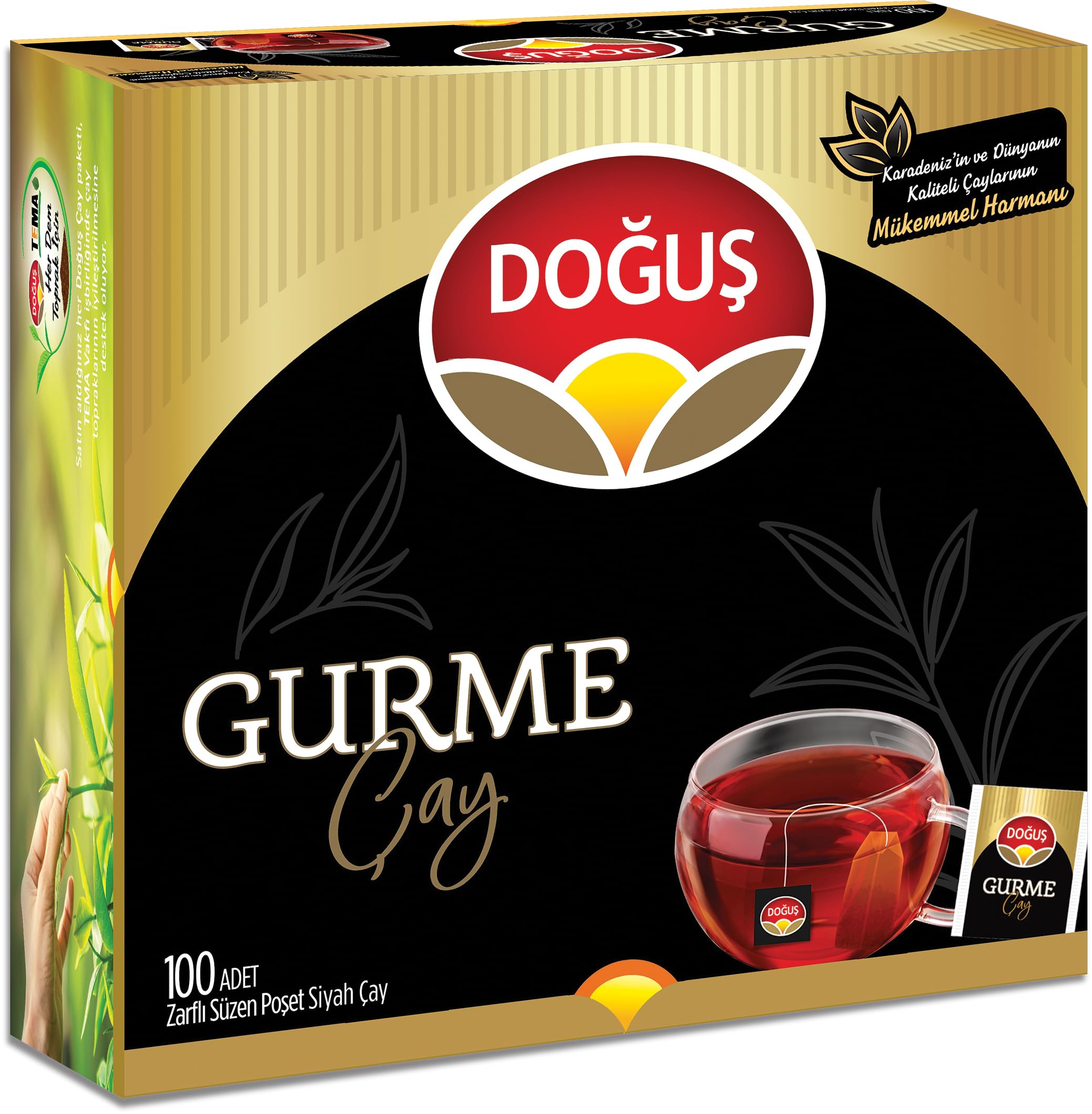 DOĞUŞ ÇAY Gurme Süzen Poşet (2 Gr x 100 Adet)