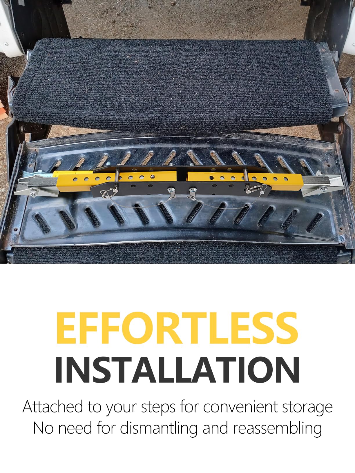 Lippert Solid Stance RV Step Stabilizer Kit Para 5 Ruedas Remolques De Viaje Y Autocaravanas Y Estabilizador Valterra 020106 Rv
