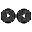 CAP Barbell Cast Iron Standard 1-Inch Weight Plate Set - Barbell Weights for Home Gym, Strength Training, and Weightlifting, 7.5 lb Set of 2, Black