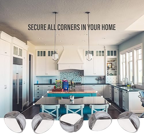 Miniatura 5 de Protectores de esquina 24 unidades ultra transparentes protectores de esquina de mesa  Adhesivo preaplicado de larga duración protectores de muebles