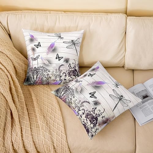 Miniatura 7 de Feelyou Lacrosse - Juego de 2 fundas de almohada de 22 x 22 pulgadas, fundas de almohada decorativas de juego de bolas suaves para niños,