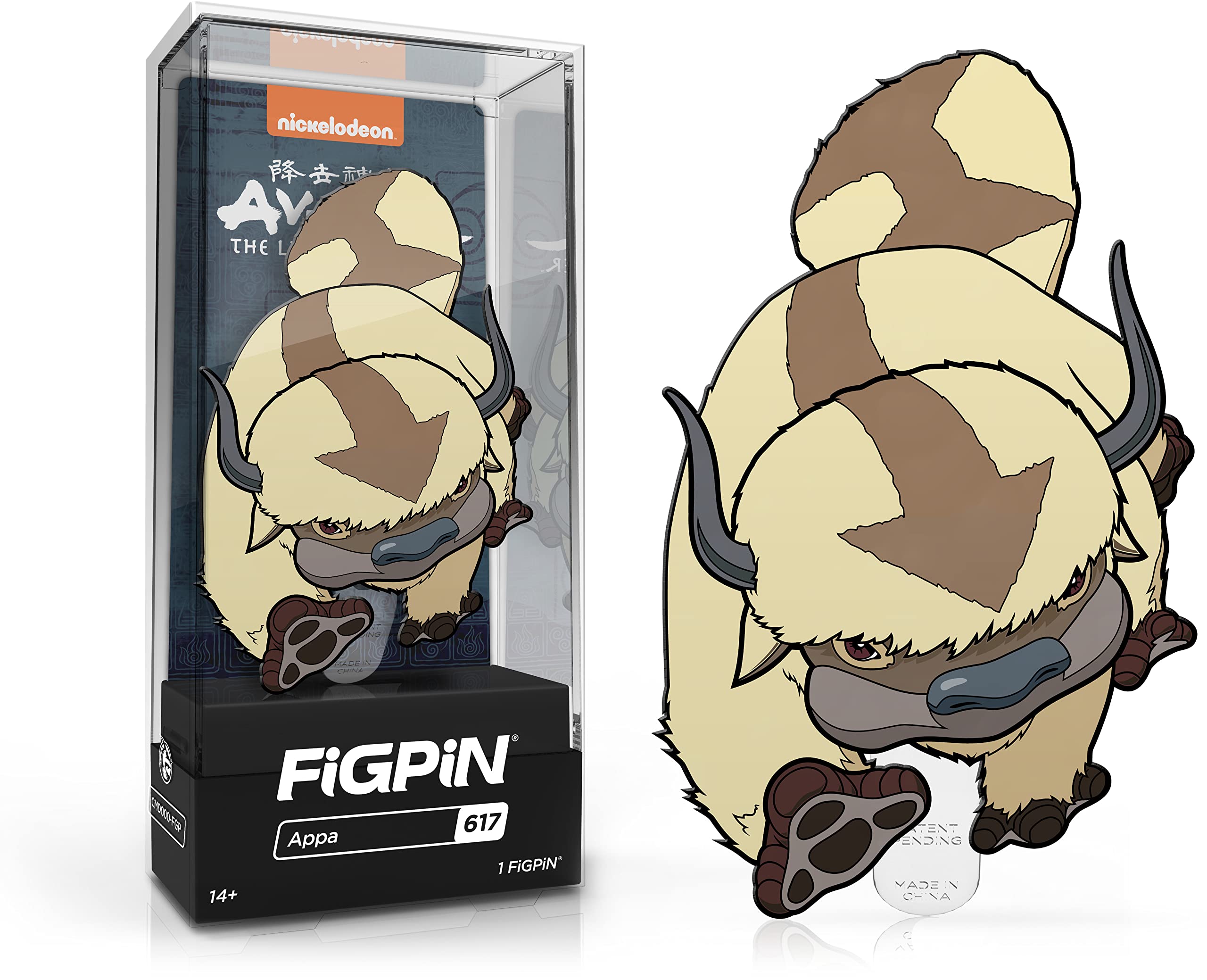 FiGPiNAvatar The Last Airbender - Appa (#617), Enamel Pin, Collectible Pin