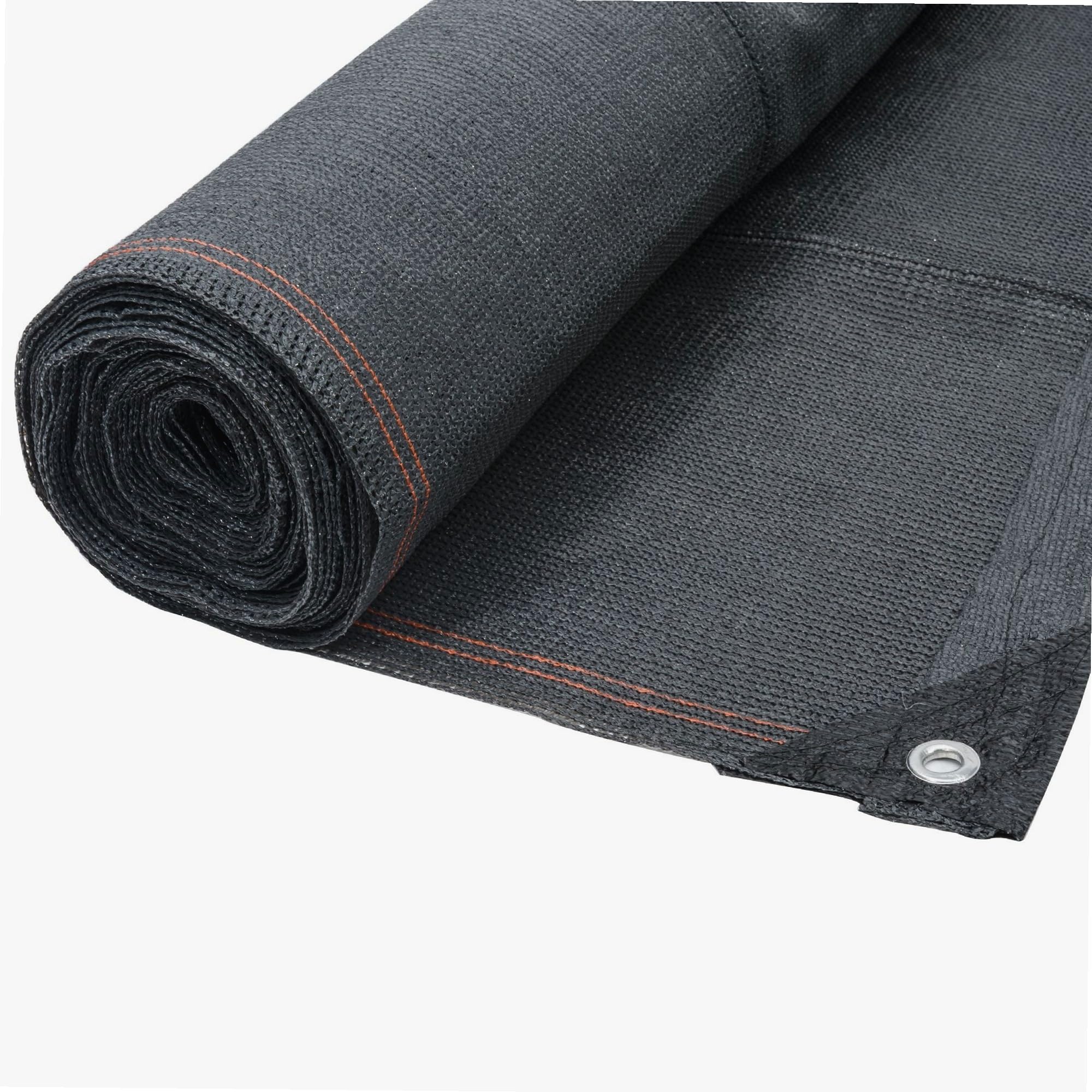 Brise vue jardin - Brise vue occultant - Rouleau Brise vue - WerkaPro 10841 - Brise Vue Renforcé Gris Anthracite - 200 gr/m2 - Rouleau de 2 m x 10 m - En polyéthylène tressé