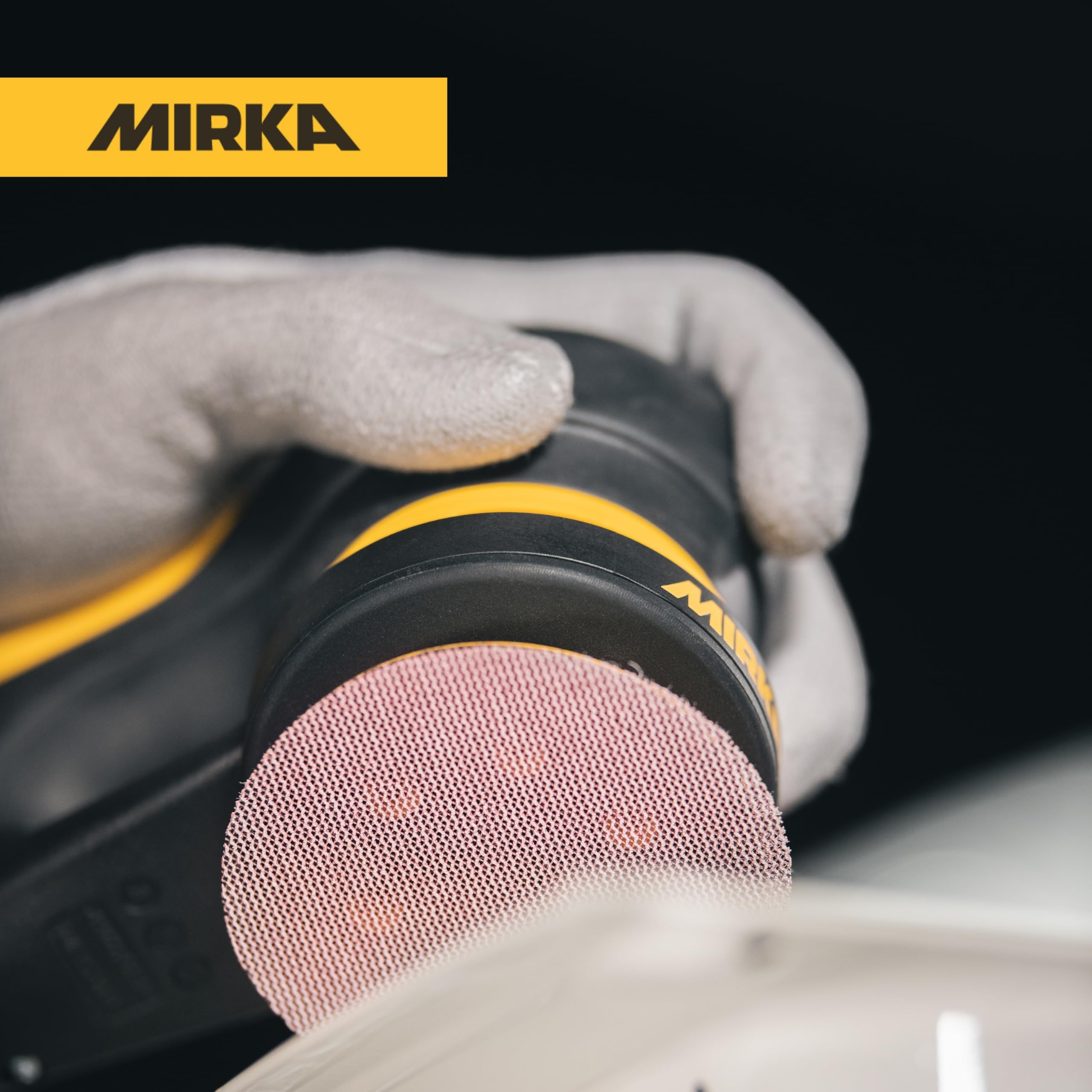 Mirka 8 A-203 – 120 (grano 120) abrasivos discos de papel de lija del polvo de malla, caja de 50 discos