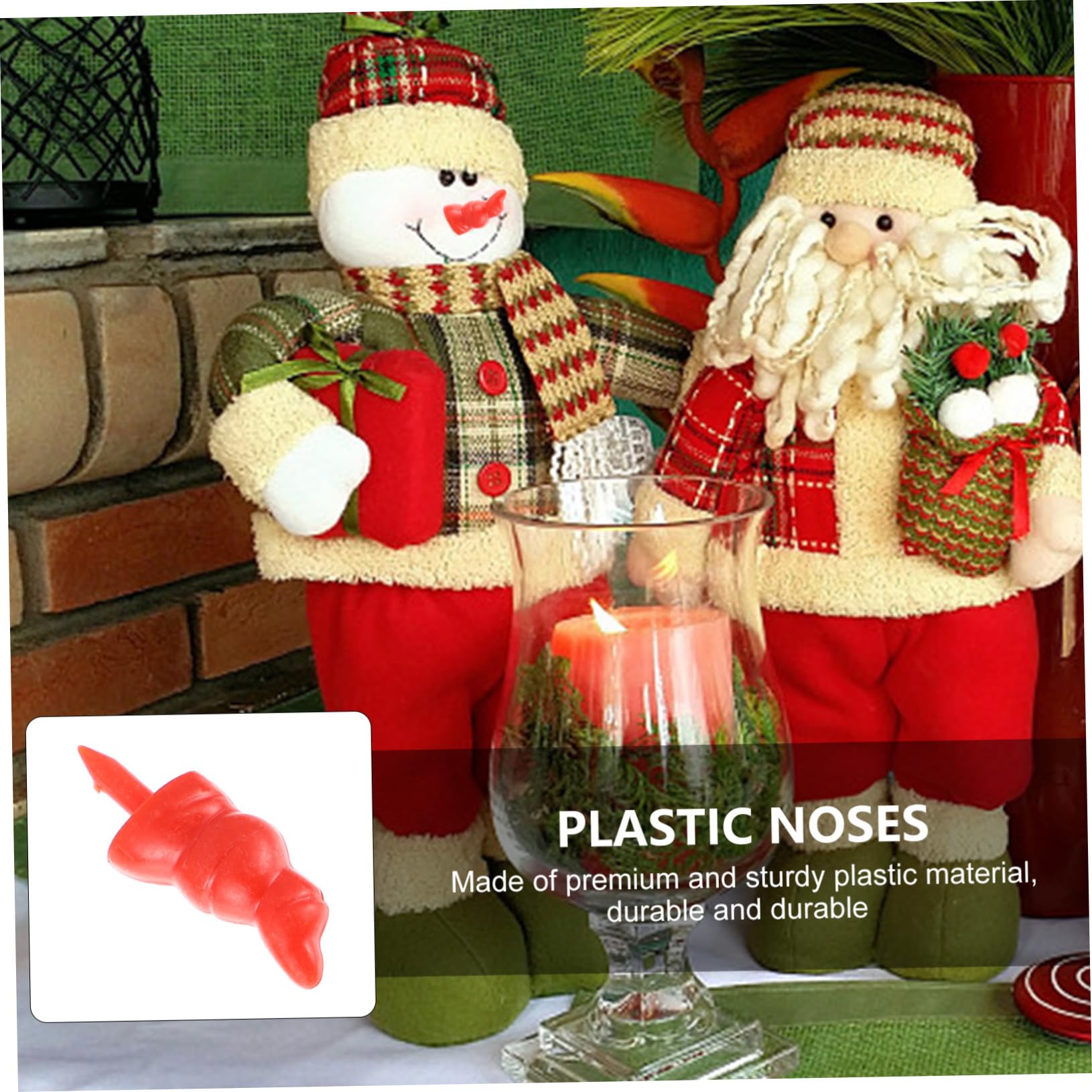 WEKAMOS 100pezzi Di Neve Giocattolo Da Te in Plastica Di Accessori Per Di Neve Invernale Per Artigianato Natalizio