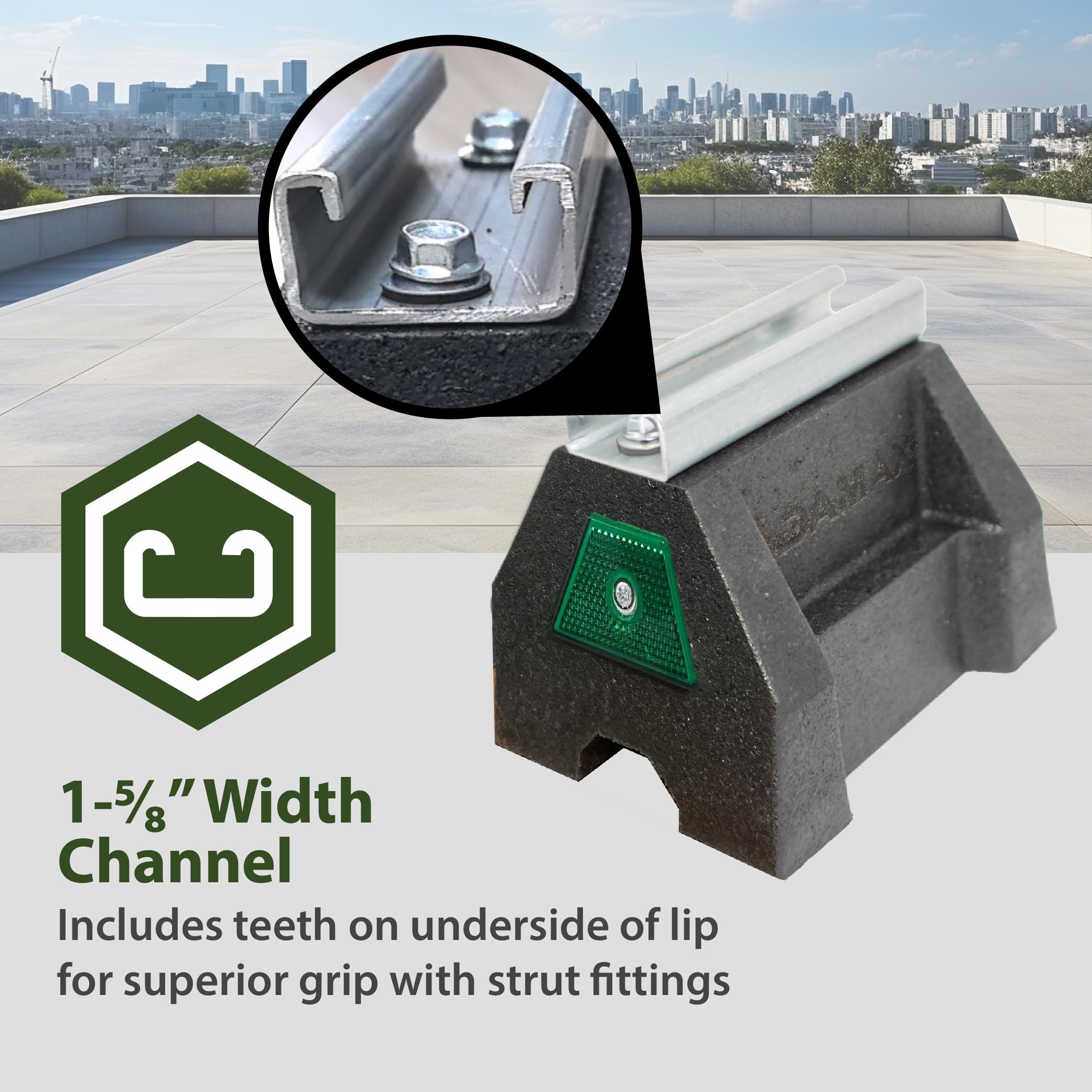 Strut Roodtop Support Block Snapklik.com : Newhouse Electric RTS14-5 Rooftop Support Block