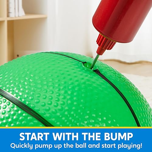 Miniatura 4 de SYNCFUN 6 mini pelotas de baloncesto, bolas pequeñas coloridas de 5 pulgadas para aro de baloncesto, pelota de goma inflable, juguetes deportivos,