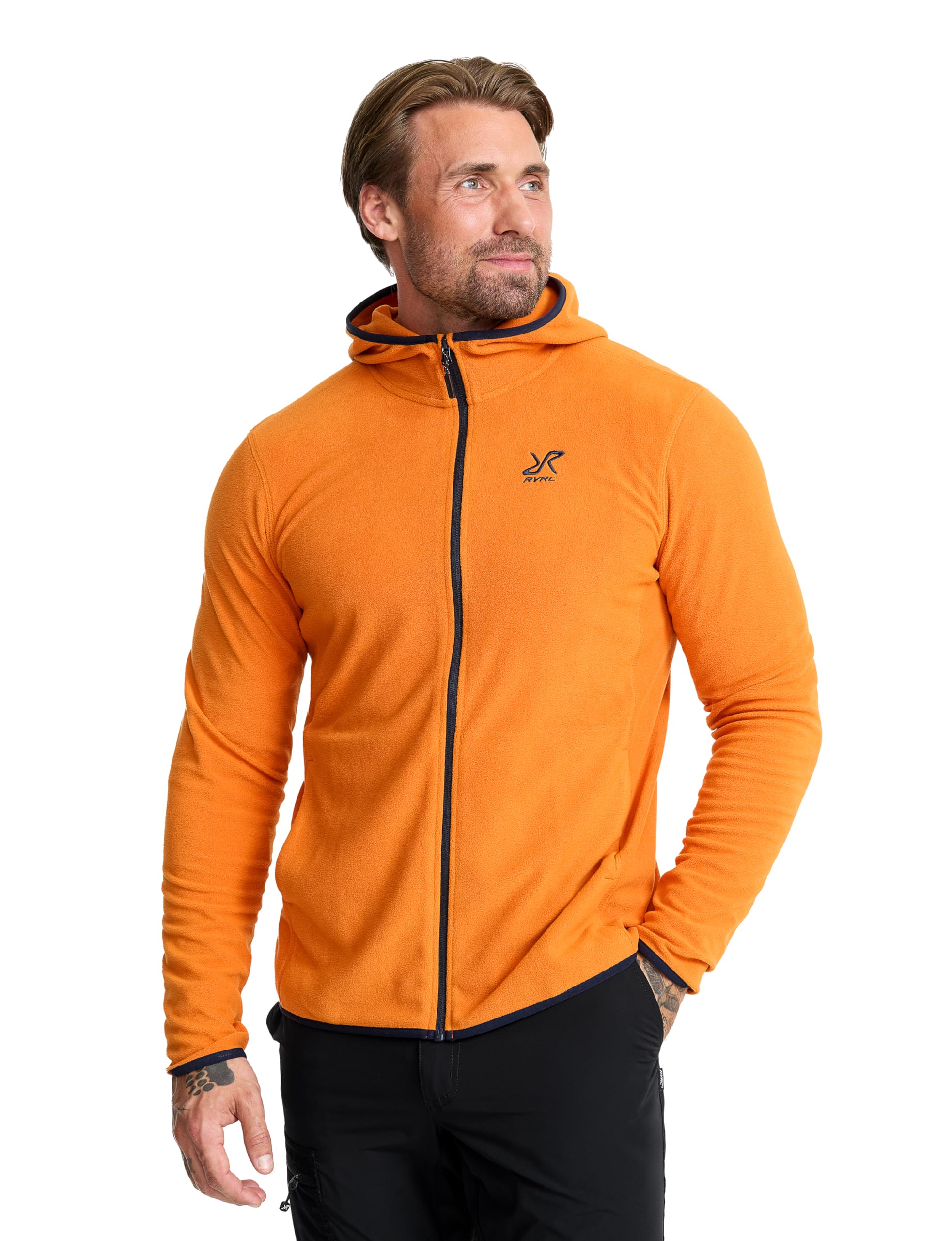 Revolutionrace Men's Desert Sun Hiker Fleece Hoodie For Lightweight And Stretchy Fleece Hoodie, Xl