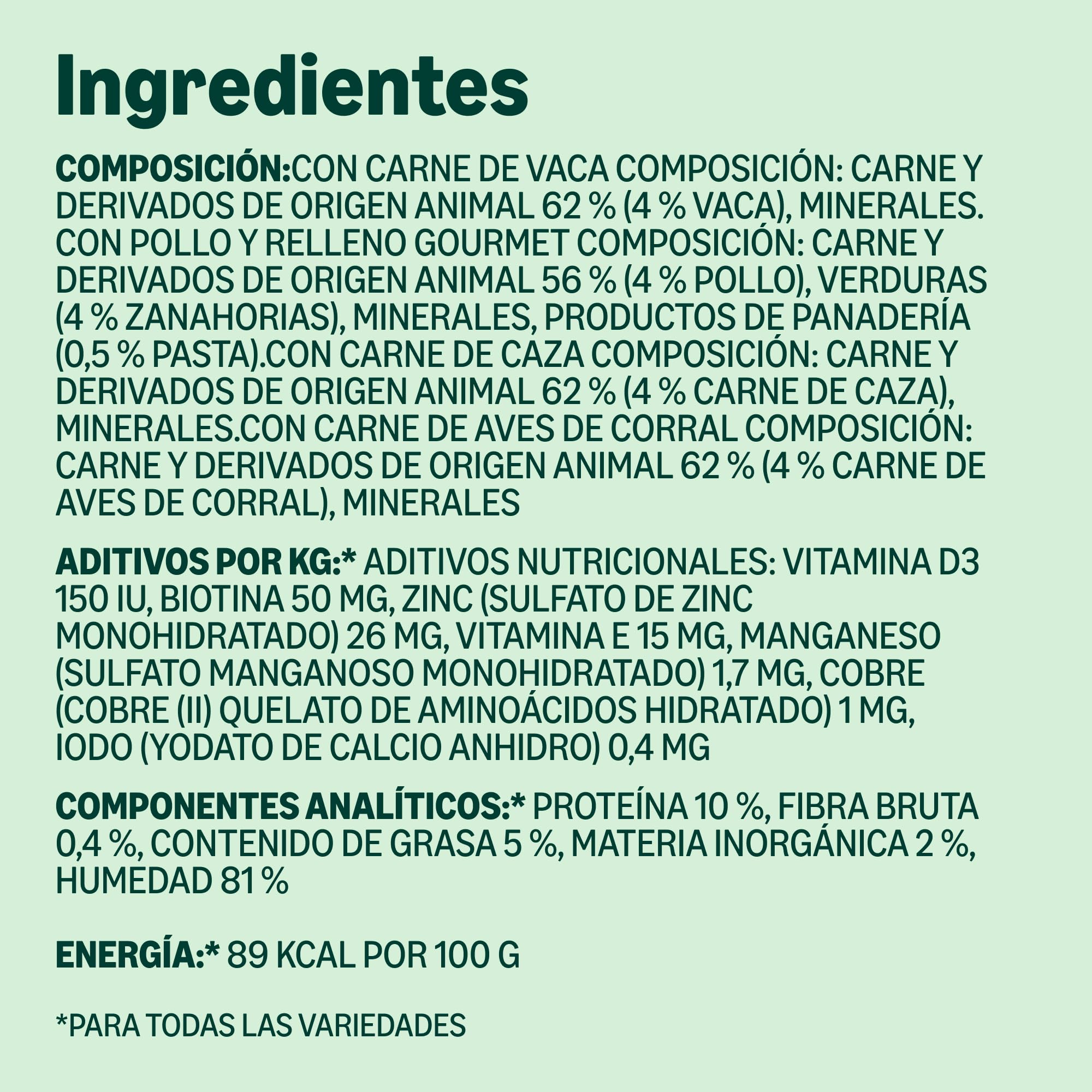 Comida Húmeda para Gatos by Amazon, Paté Mixto, 100g, Paquete de 32