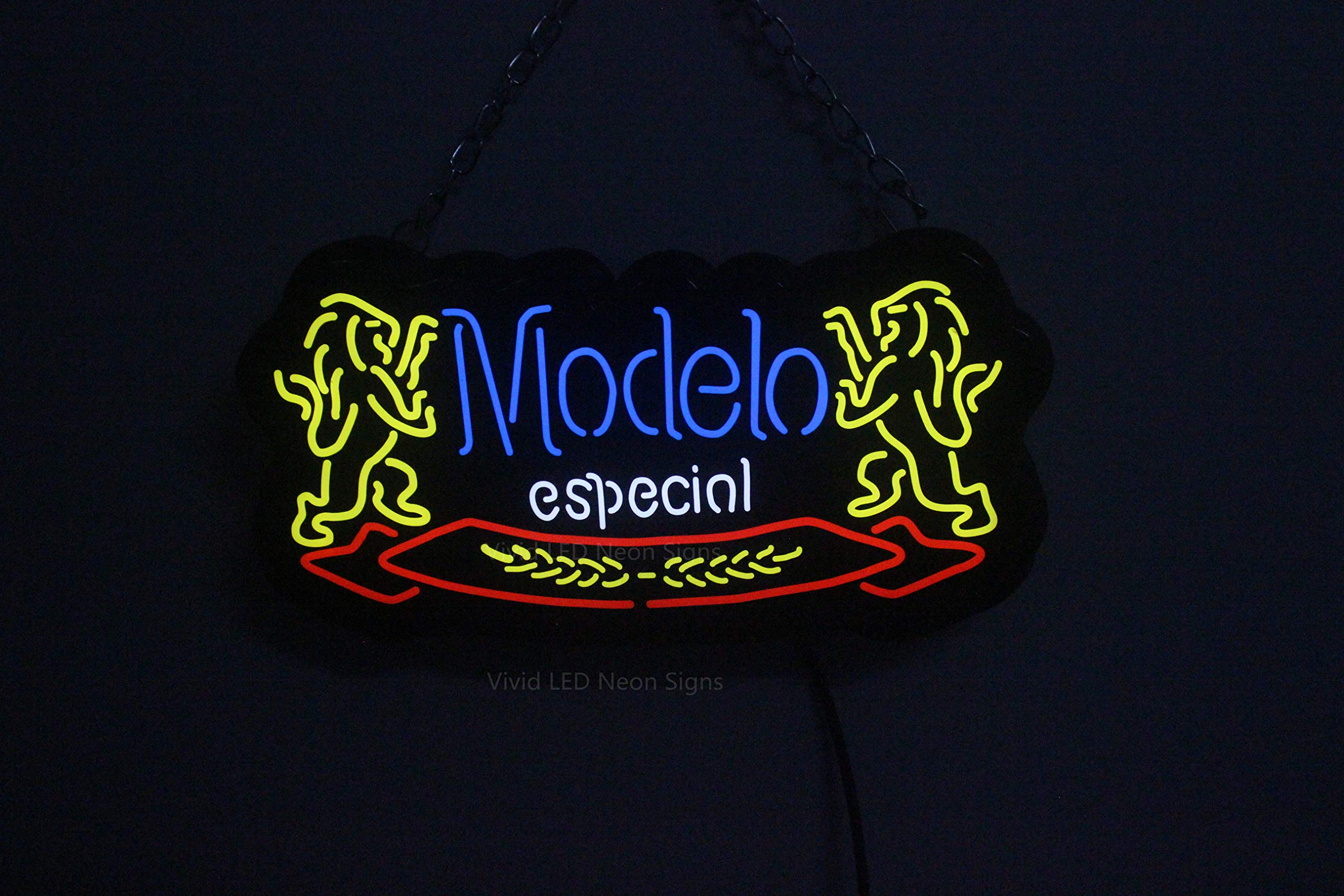VIVID SIGN New Modelo Especial Beer Cute Super Bright Vivid LED