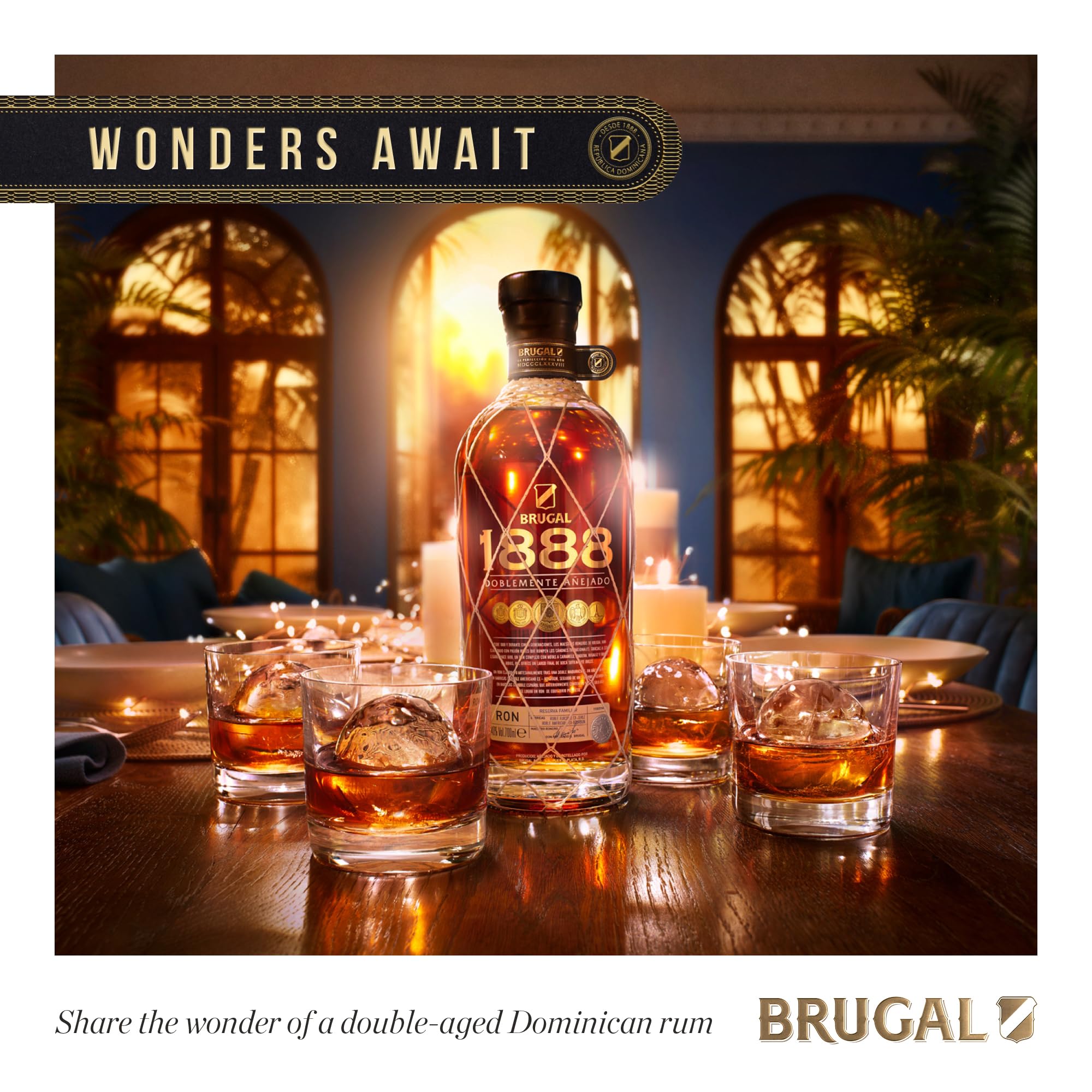RON BRUGAL 1888 LANTERN