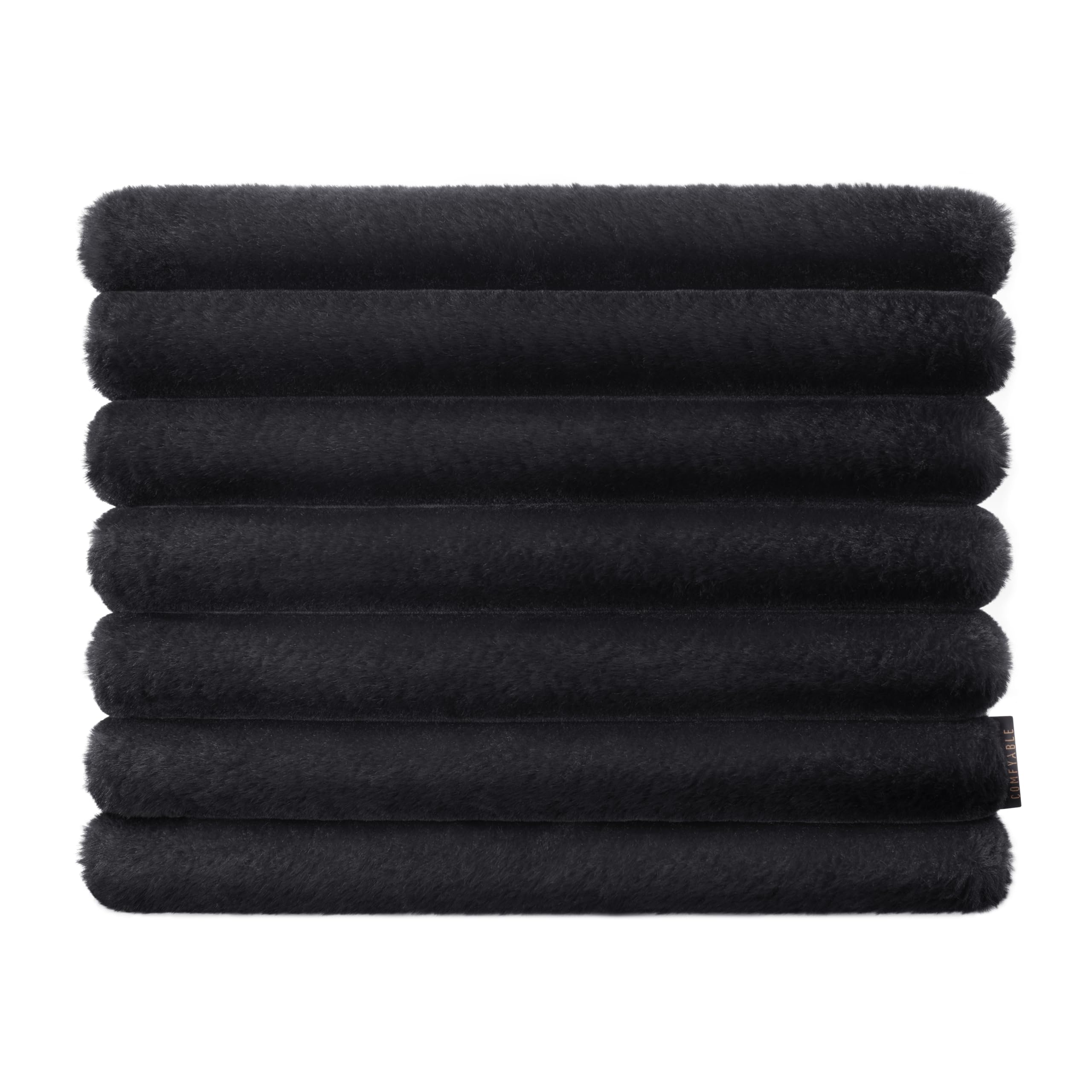 Comfyable Puffy - Custodia per laptop da 13", 14", 15", compatibile con MacBook Air/Pro M5 M4 M3 M2 Pro/Max 2026, MacBook Neo A18 da 13", morbida pelliccia sintetica, federa per cuscino pelosa per