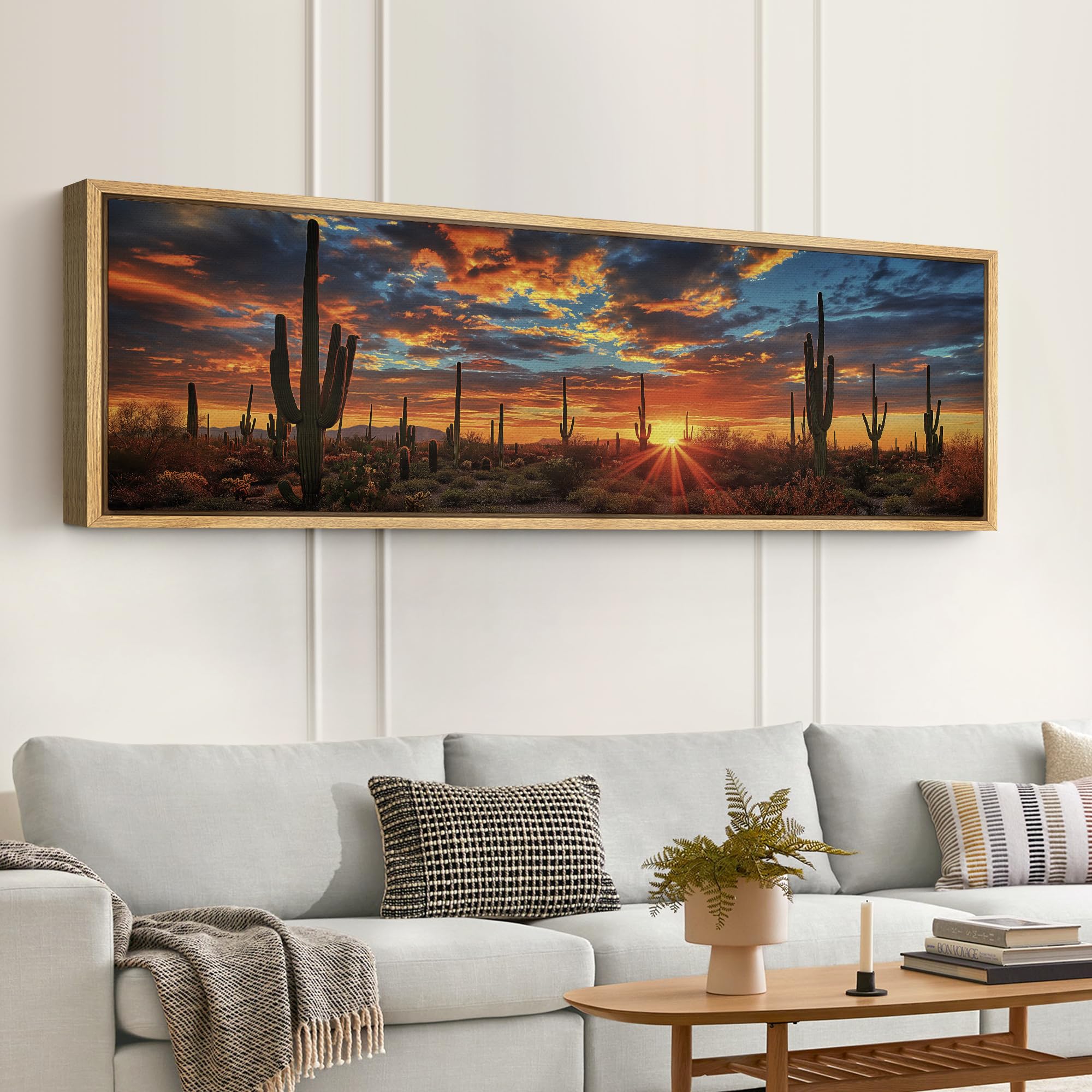 Amazon.com: SIGNFORD Large Framed Canvas Print Wall Art Desert