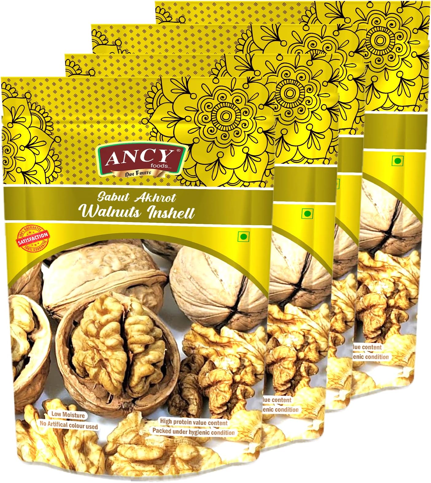 Ancy Foods Brings Kashmiri Shelled Sabut Walnuts (Special Quality) , 4 X 250 g