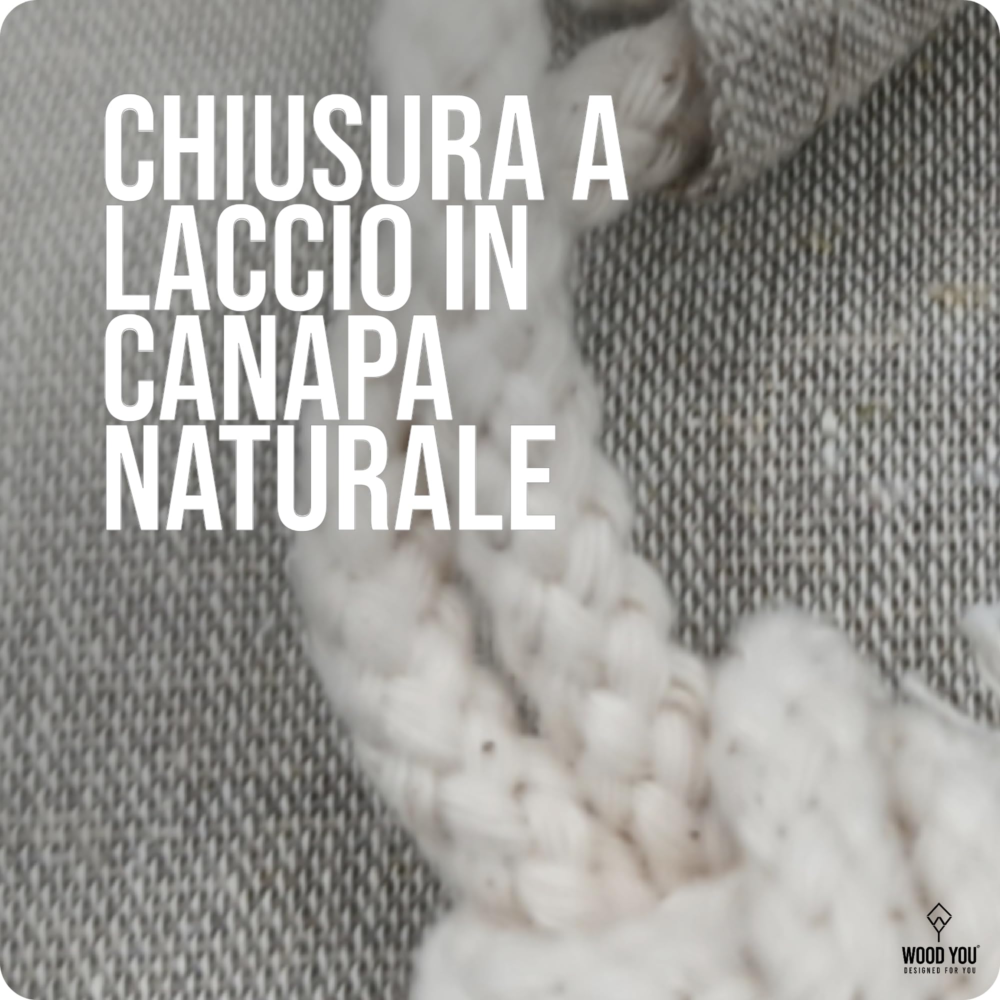 Sacca per Spianatoia in Cotone Ecologico Riciclato, Neutra, 75x50 cm, Canapa