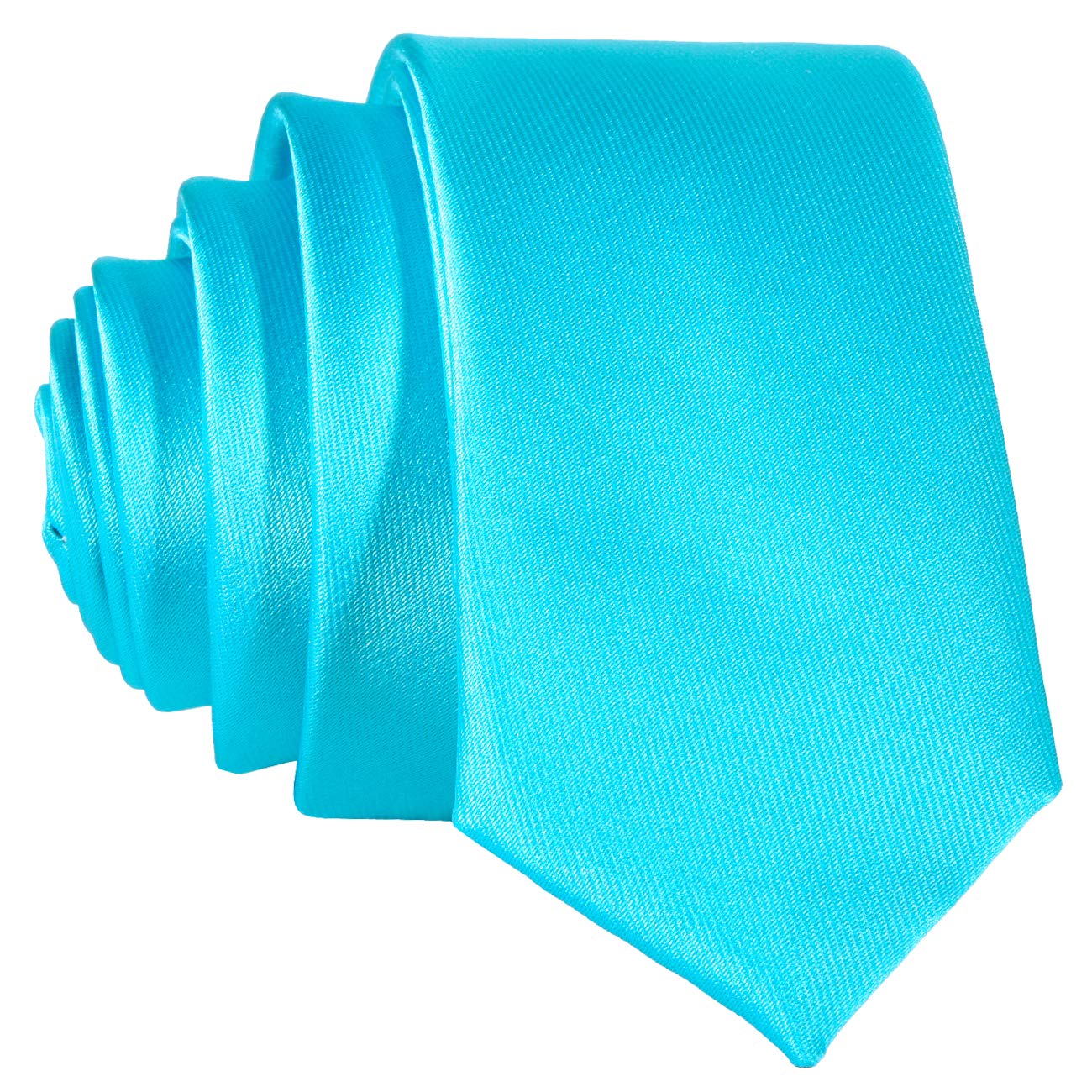 Dondon Men's Turqouise Narrow Slim Tie Handmade Turquoise