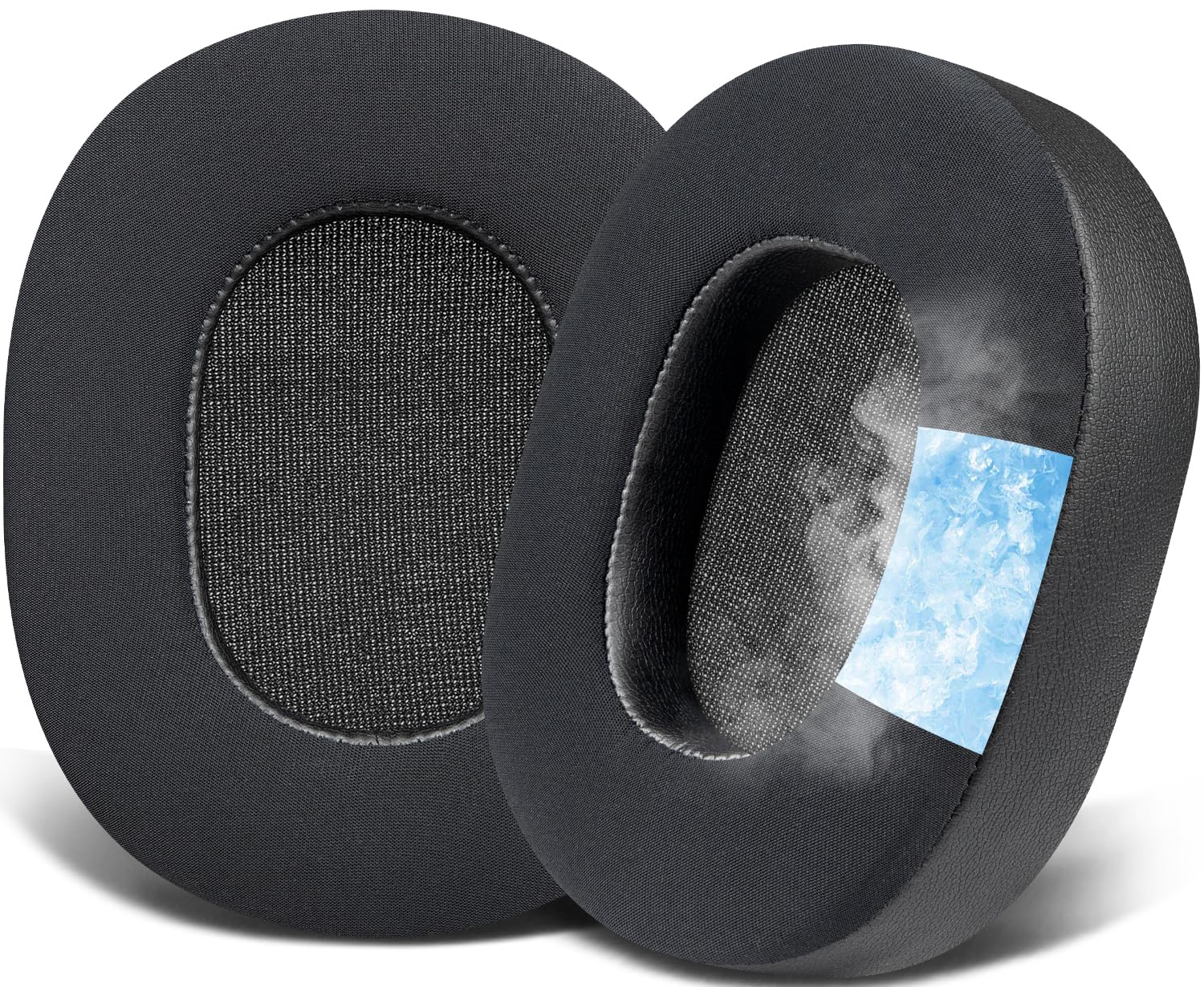 SOULWIT Cooling Gel Replacement Earpads for Plantronics (Poly) Rig 500 Pro Series Headset - Black