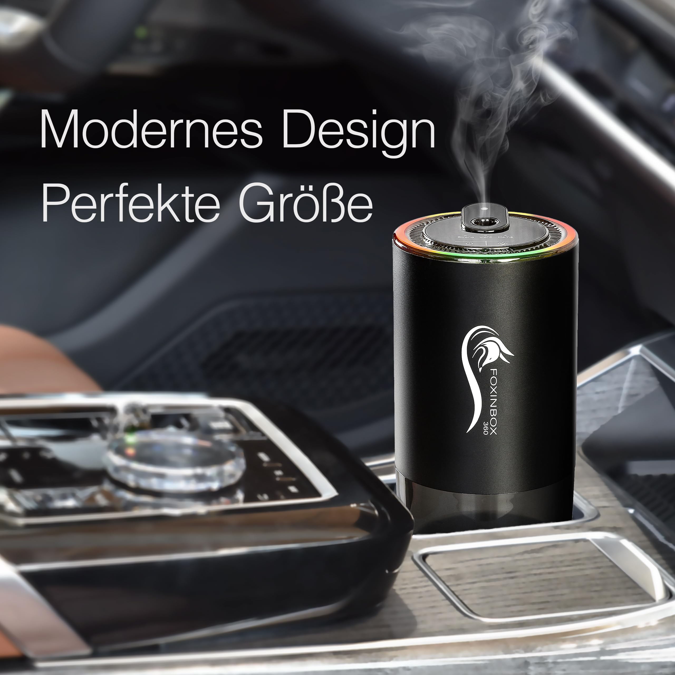 Auto Duft Lufterfrischer/Innenraum Duftspender Automatisch – für Auto, Büro, Zuhause und Sport – Autoduft gegen Gerüche – Diffusor für ätherische Ölen – COLOGNE/OCEAN