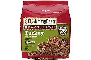 Smithfield Heat 'N Serve Turkey Sausage Patties, 26 count