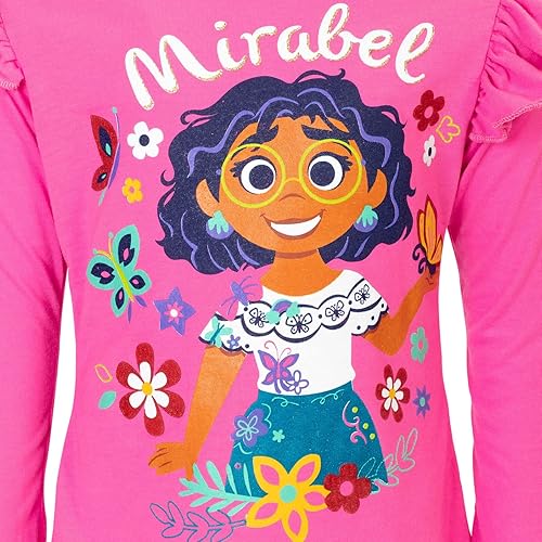 Miniatura 6 de Disney Encanto Mirabel Girls T-Shirt and Leggings Outfit Set Toddler to Little Kid