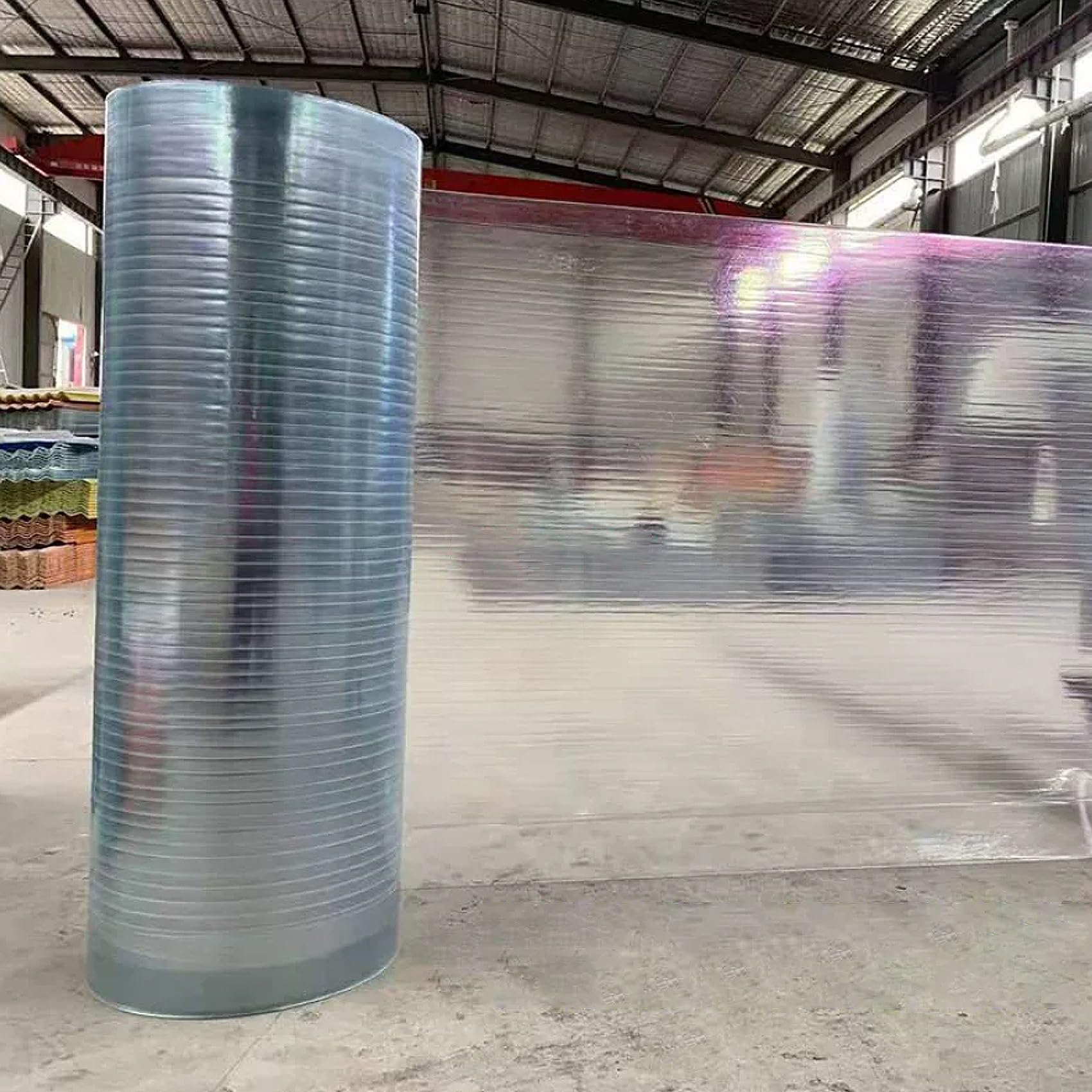 1mm Paneles Techos de Plástico, Placas de Policarbonato Tejados Transparente, Hojas Invernadero Metacrilato Acrílica para Marquesinas Exterior Terraza Jardín(0.7x2m)