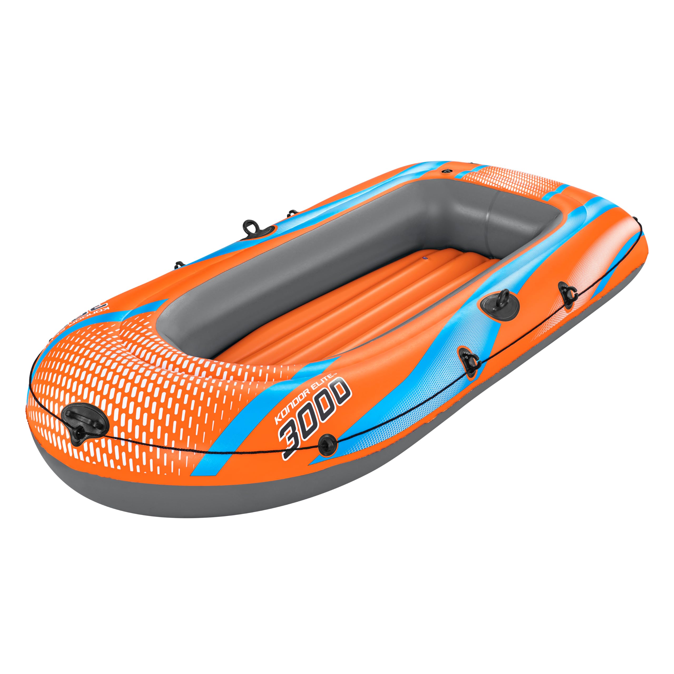 Bestway Aufblasbares Boot, Kondor Elite 2000, Ein-Mann-Raft, robuste Griffe, ineinandergreifende Ventile, mehrere Größen