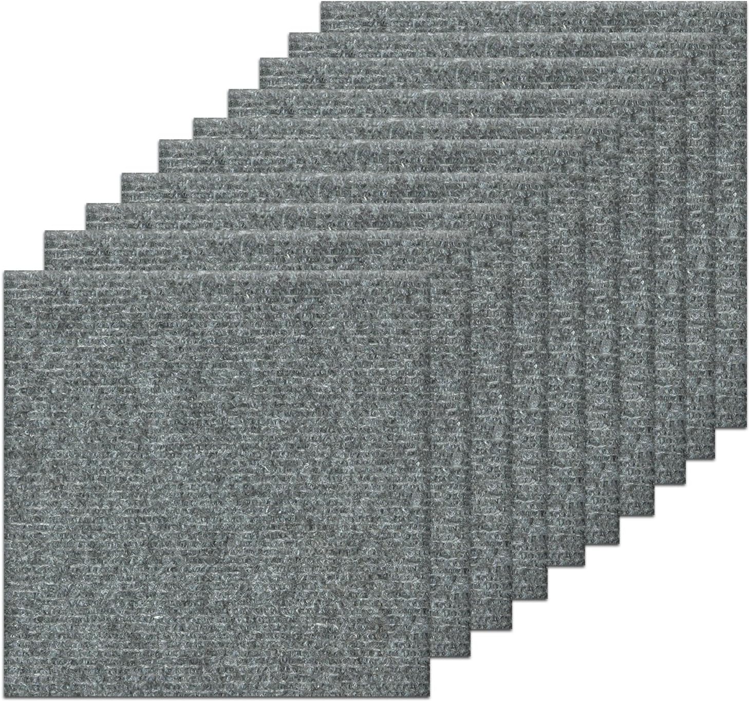 Self Adhesive Carpet Floor Tiles Anti-Slip, Easy To Peel And Stick Squares Carpet Tile 12 Tiles 12 Sq Ft - View #8