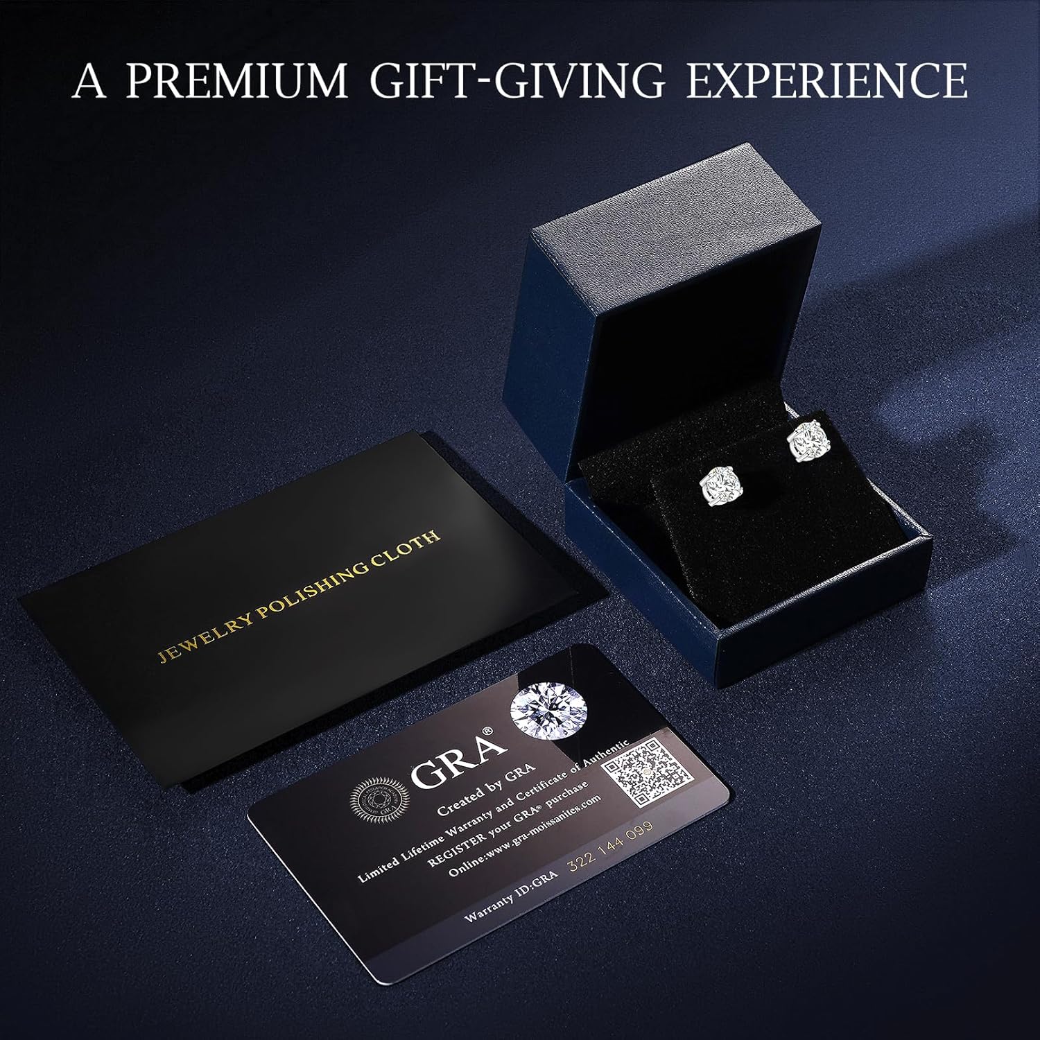 Moissanite Earrings for Men Women, 0.2ct-3.0ct Men 925 Sterling Silver Earrings, Round Cut Diamond Stud Earrings for Women - Image 7