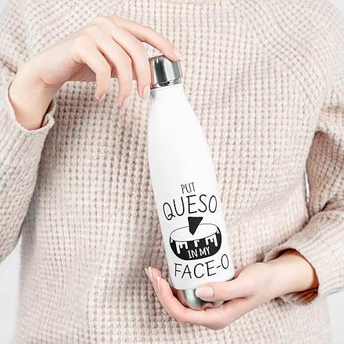 Miniatura 7 de Humorous Mexican Queso Enthusiasts Food Illustration Puns Hilarious Foods Spanish Statements Graphic Gags 20oz Insulated Bottle 20oz