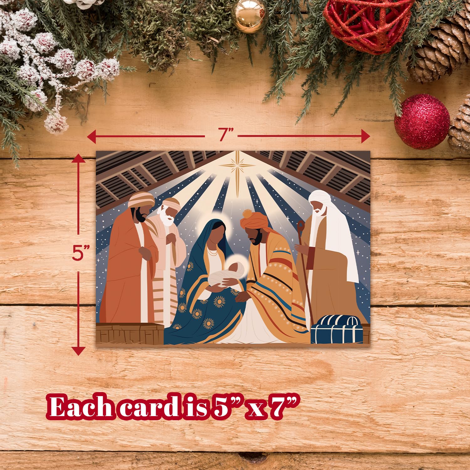 Carte De Noel Religieuse American Greetings Tarjetas De Navidad  Afroamericanas En Caja Con Christmas Cards, image size:1500x1500